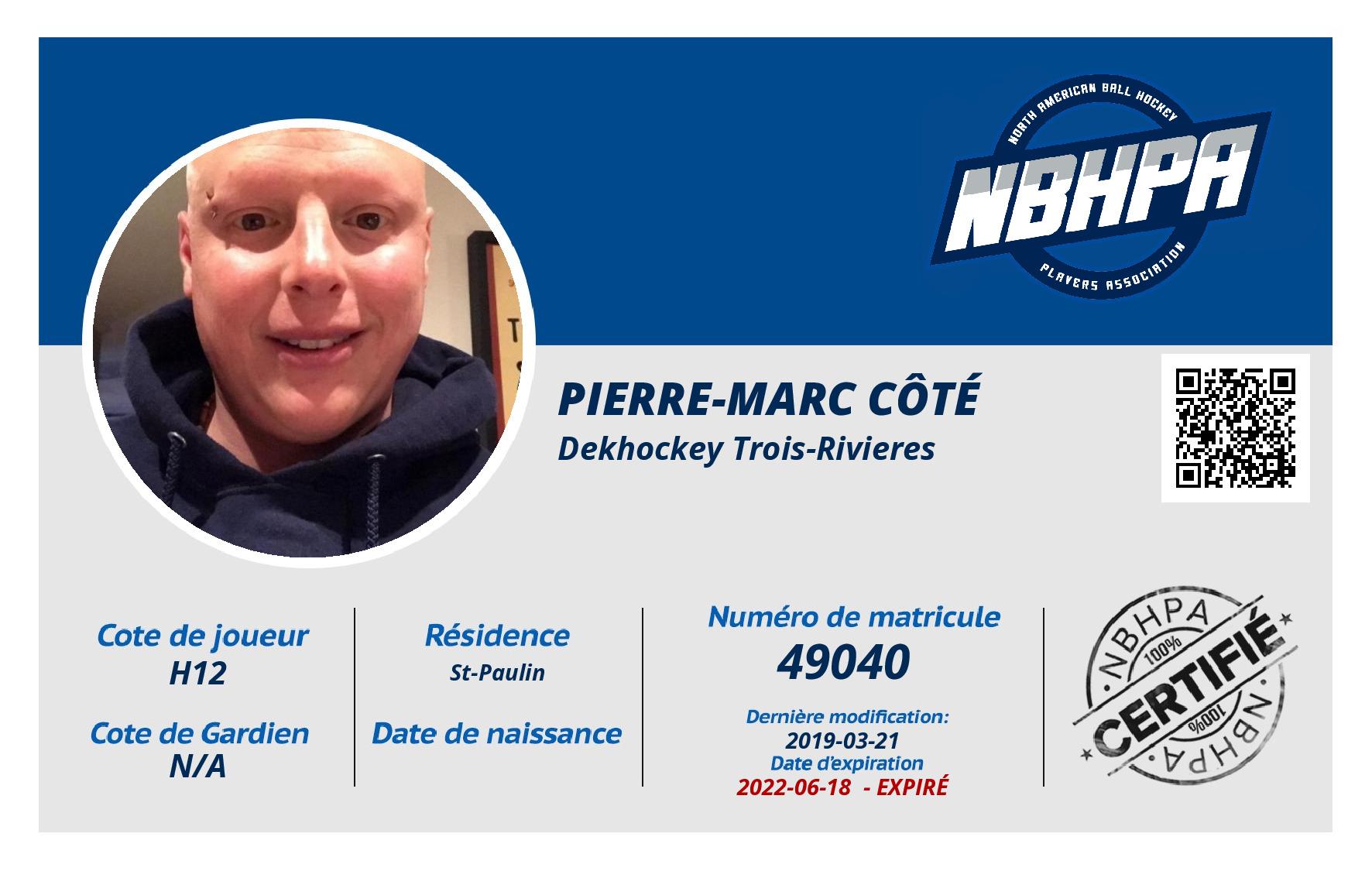 Pierre-Marc Côté