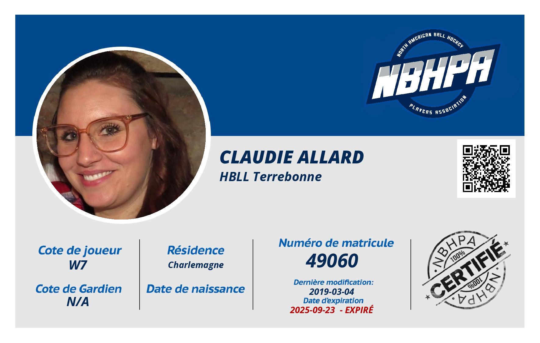 Claudie Allard