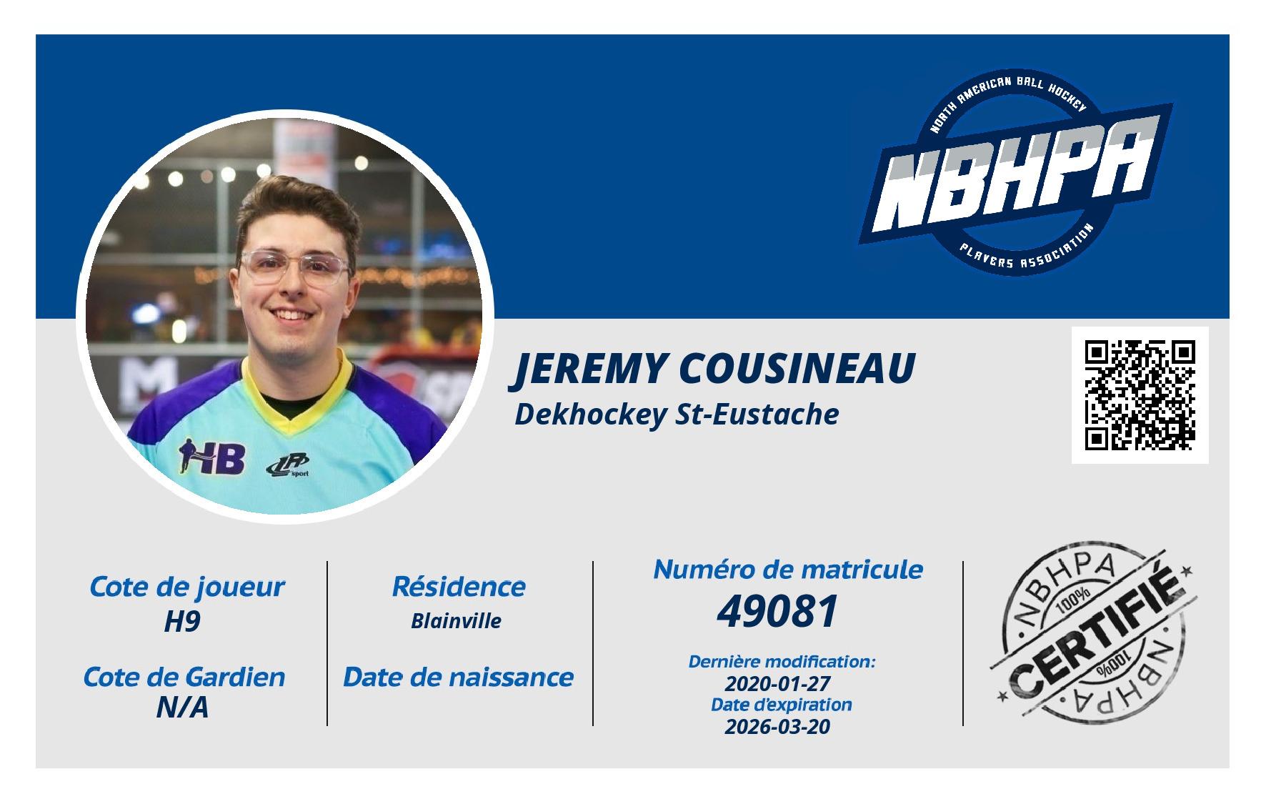 Jeremy Cousineau