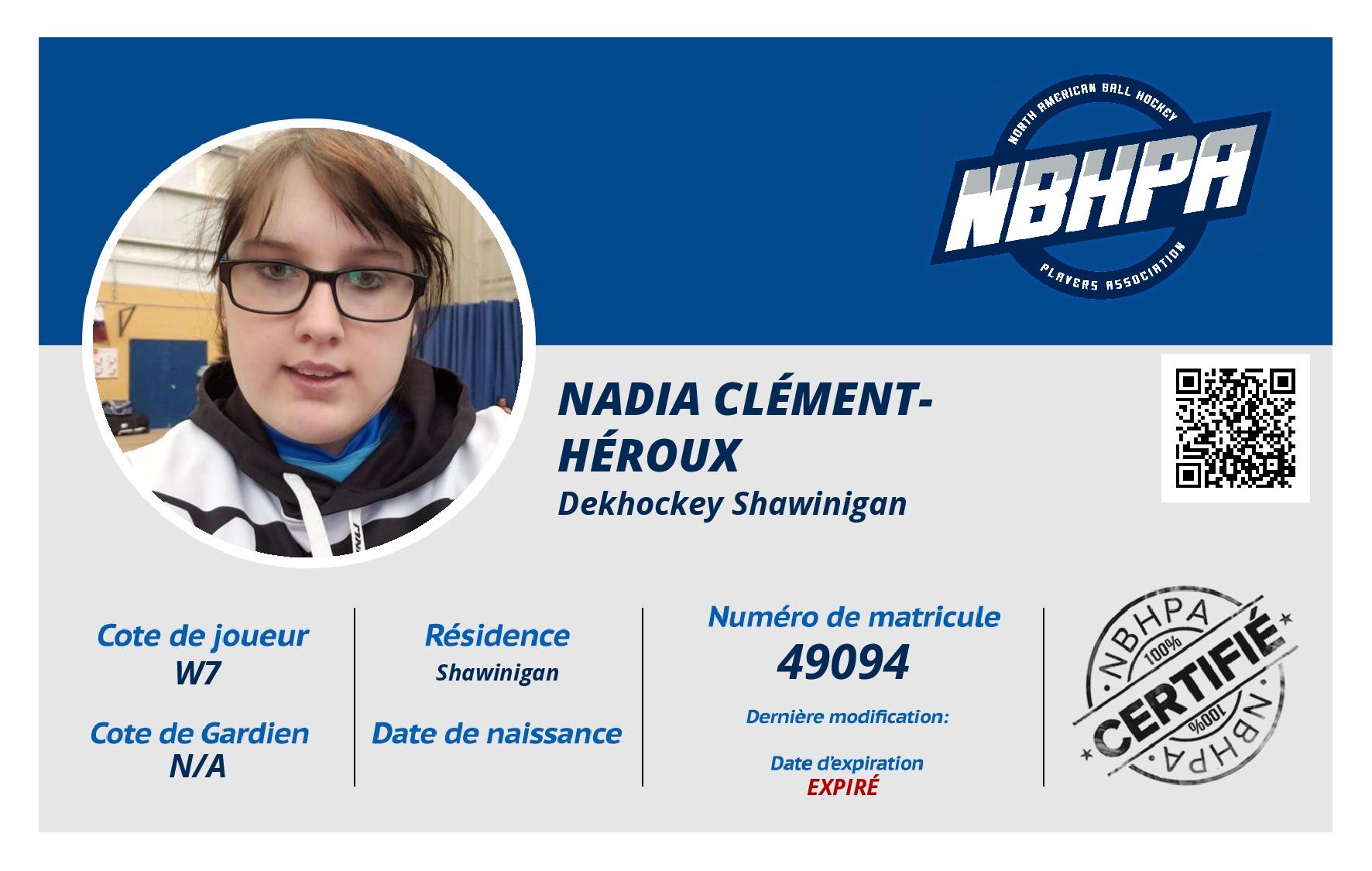 Nadia Clément-Héroux 