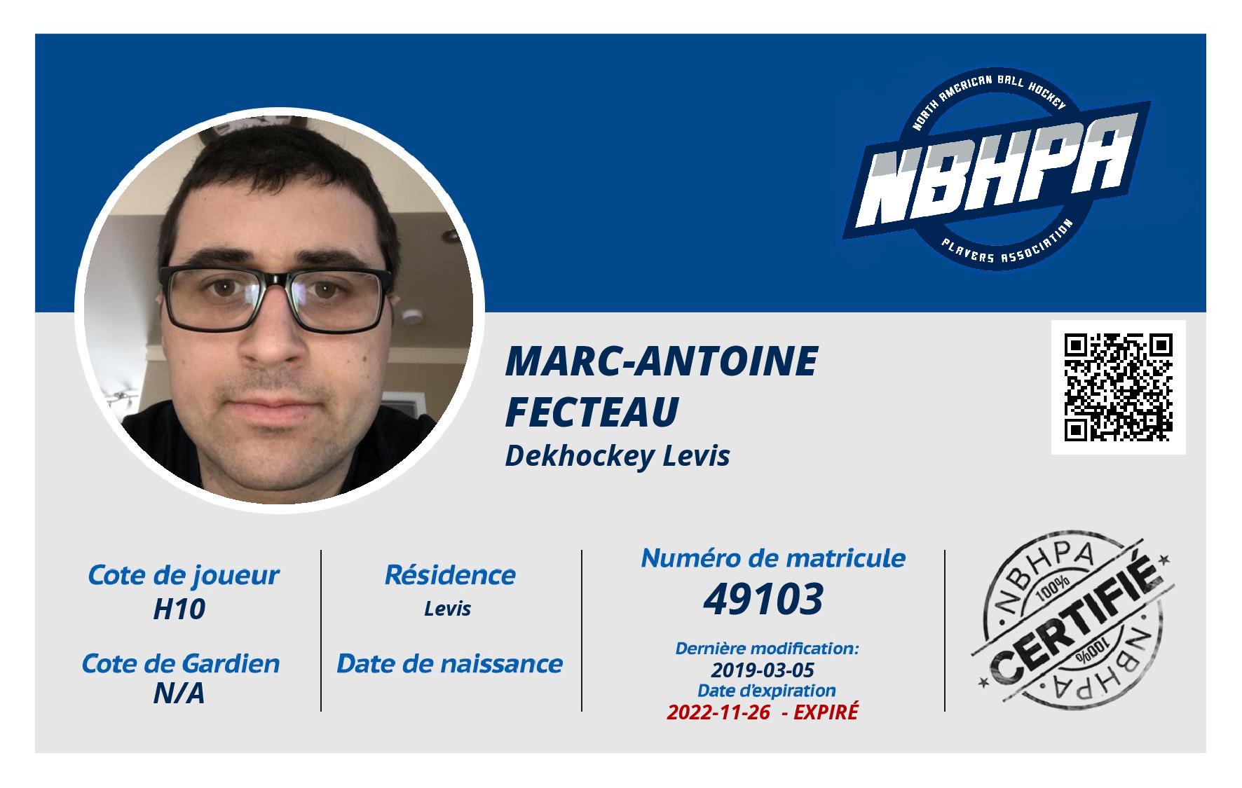 Marc-Antoine  Fecteau