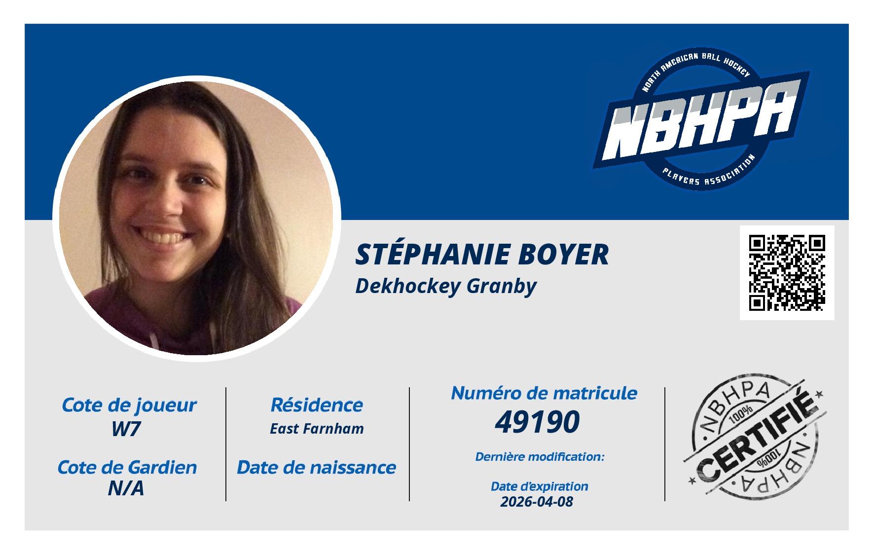 Stéphanie Boyer