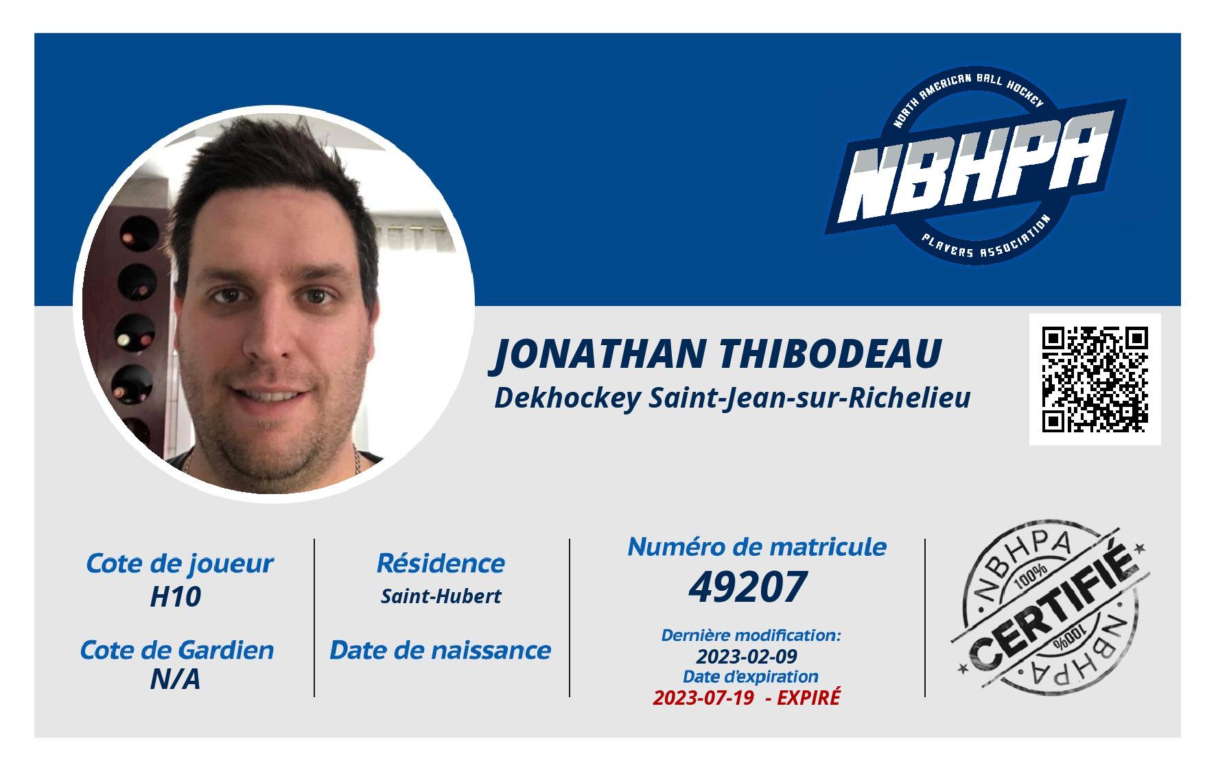 Jonathan Thibodeau