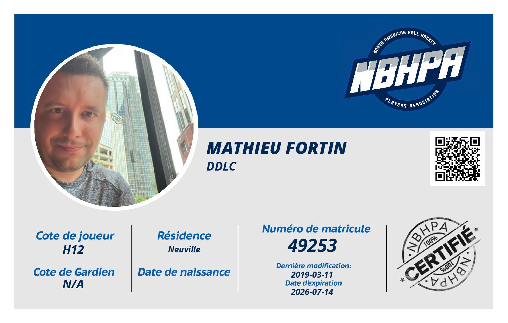 Mathieu Fortin