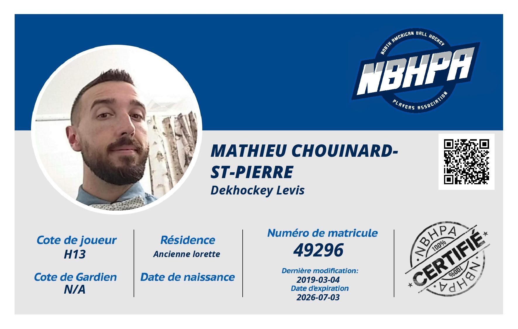 Mathieu Chouinard-St-pierre