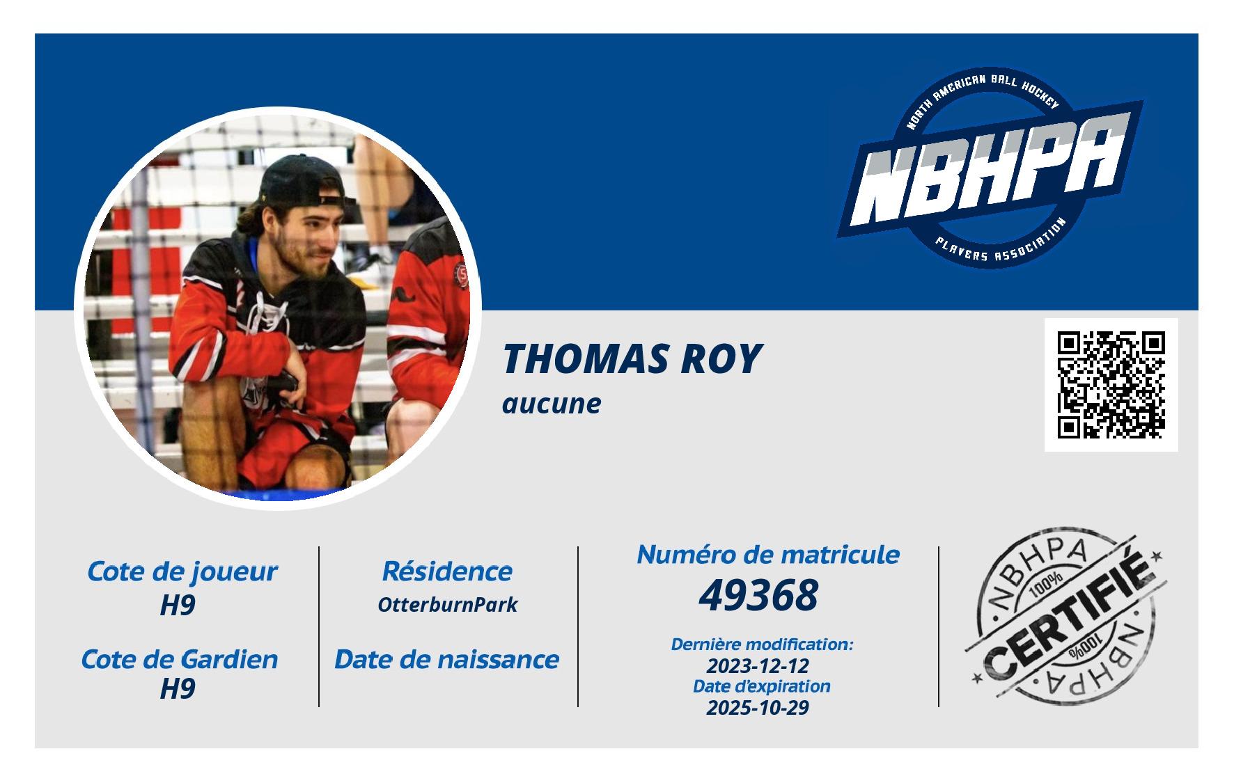 Thomas Roy 