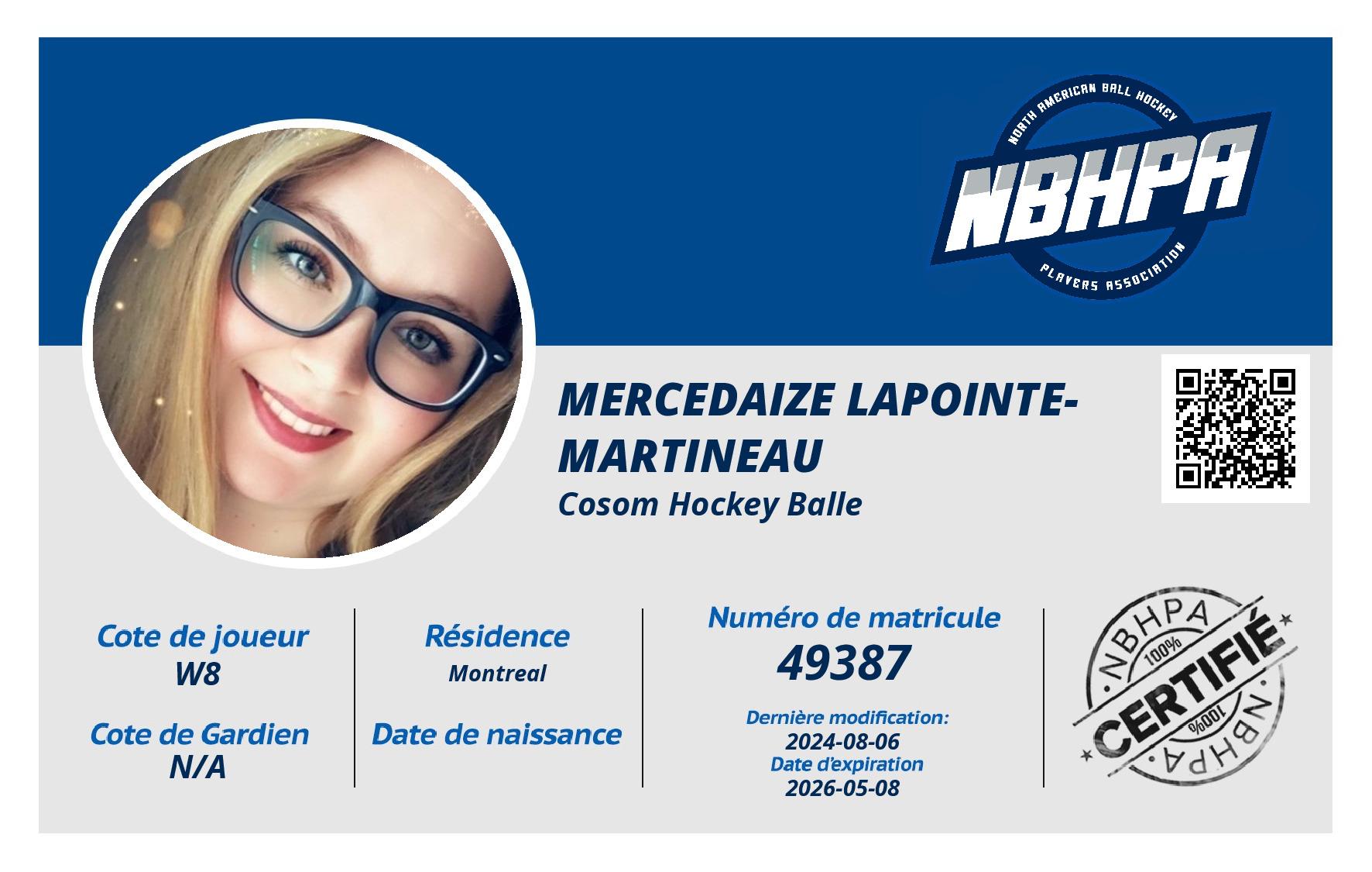 Mercedaize Lapointe-Martineau 