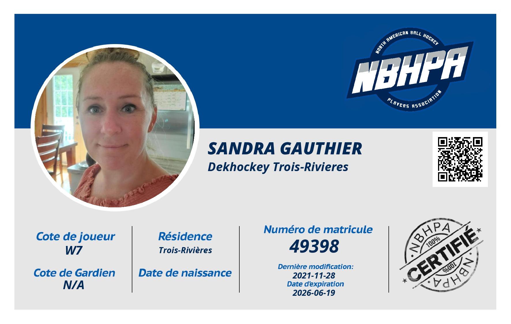 Sandra Gauthier