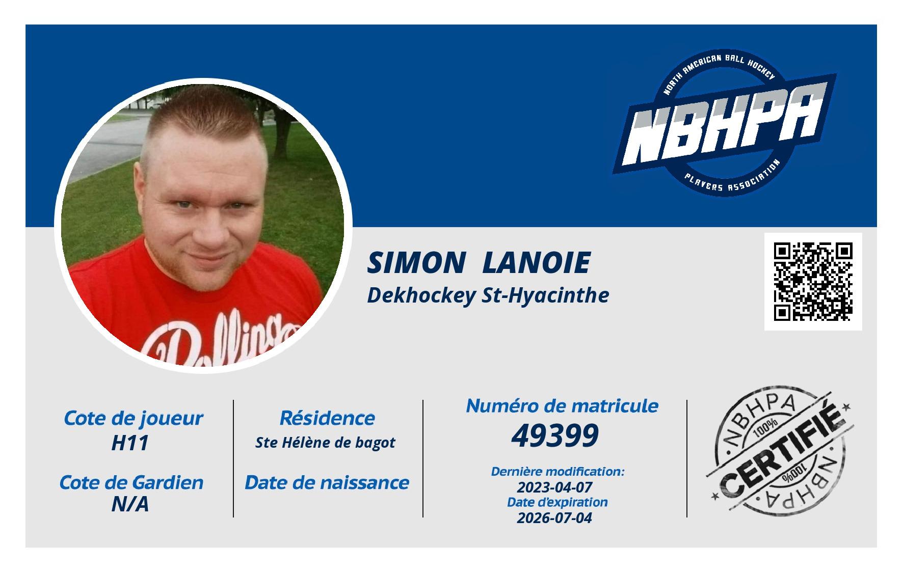 Simon  Lanoie