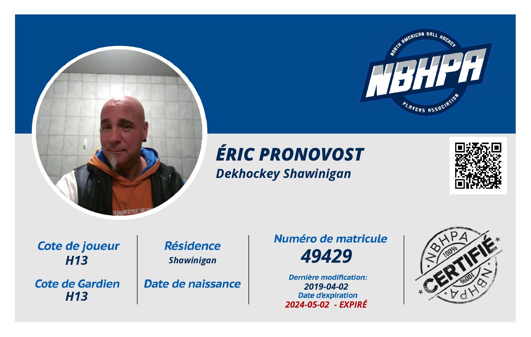 Éric Pronovost