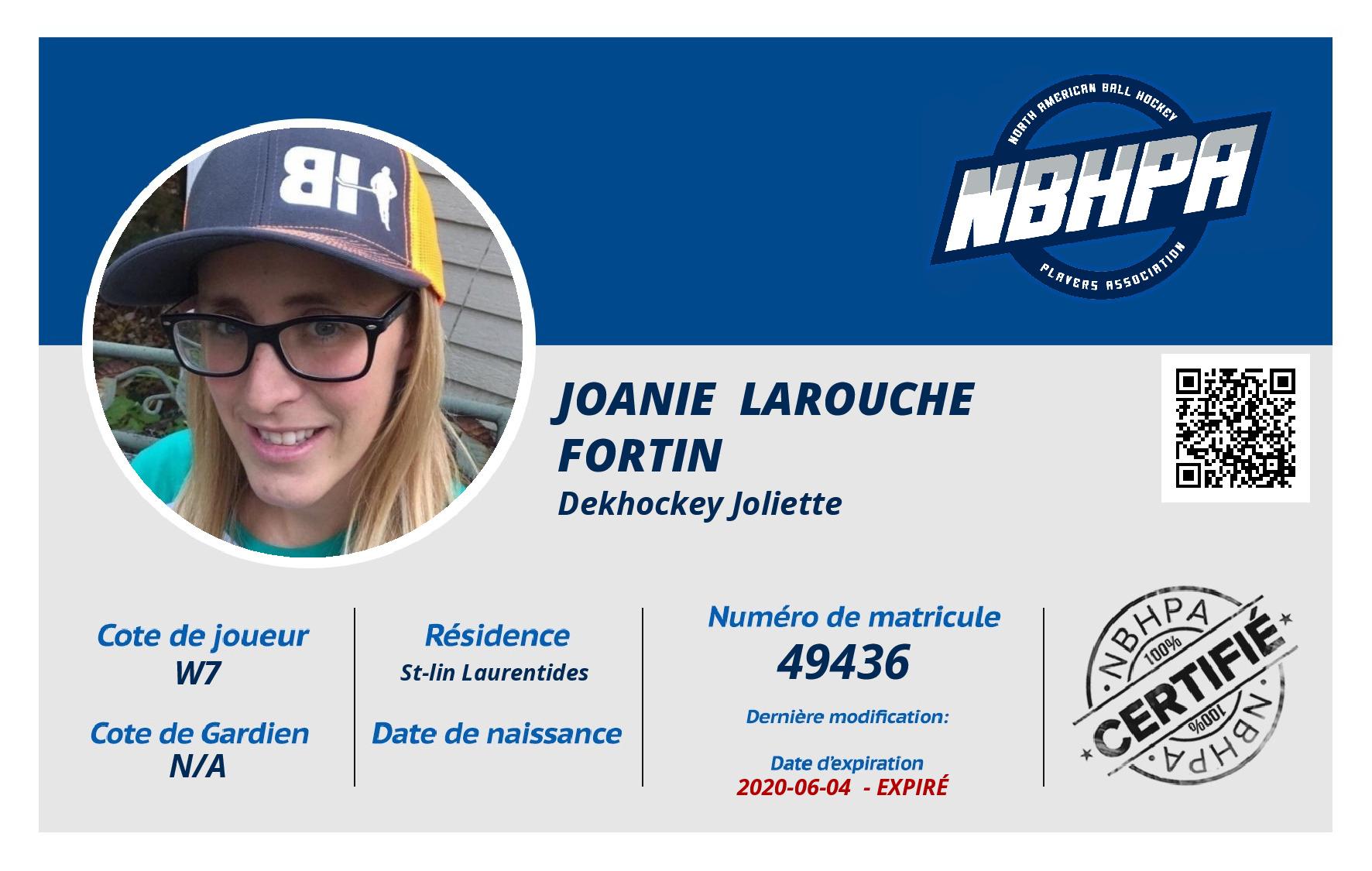 Joanie  Larouche fortin 
