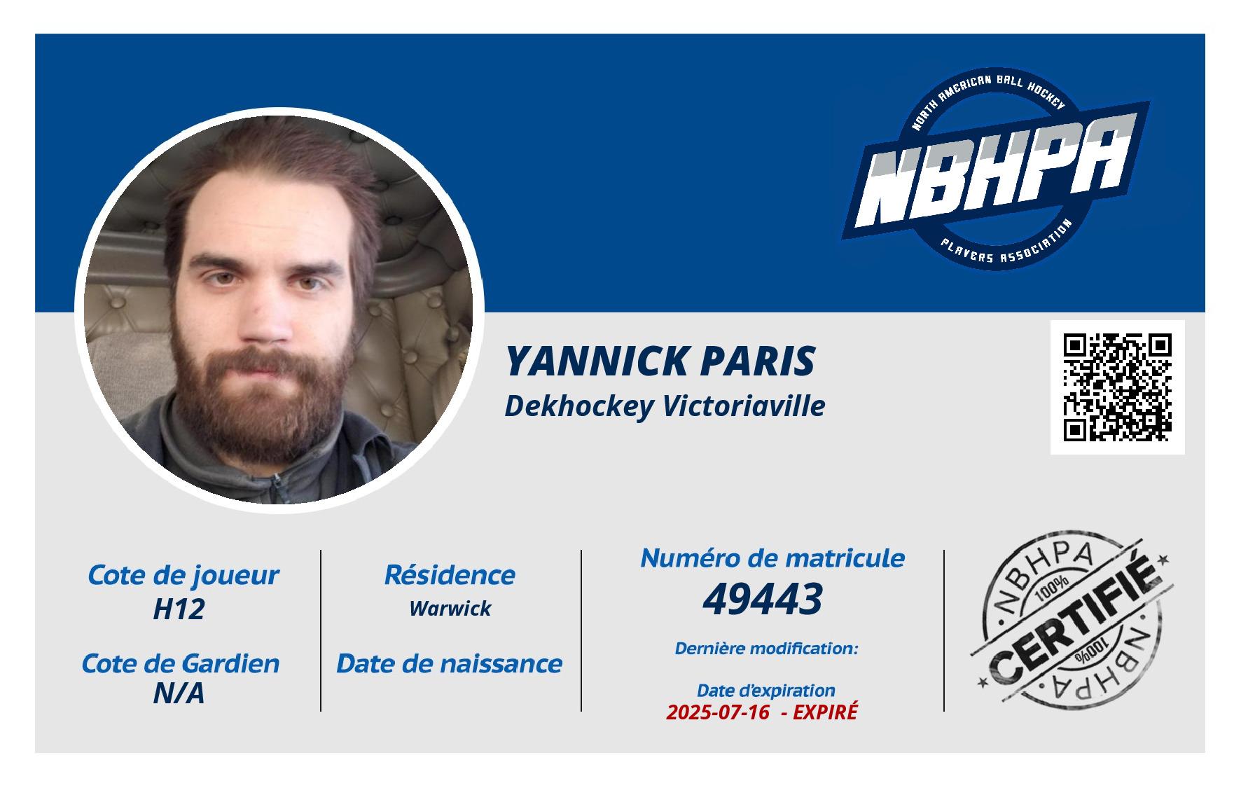 Yannick Paris