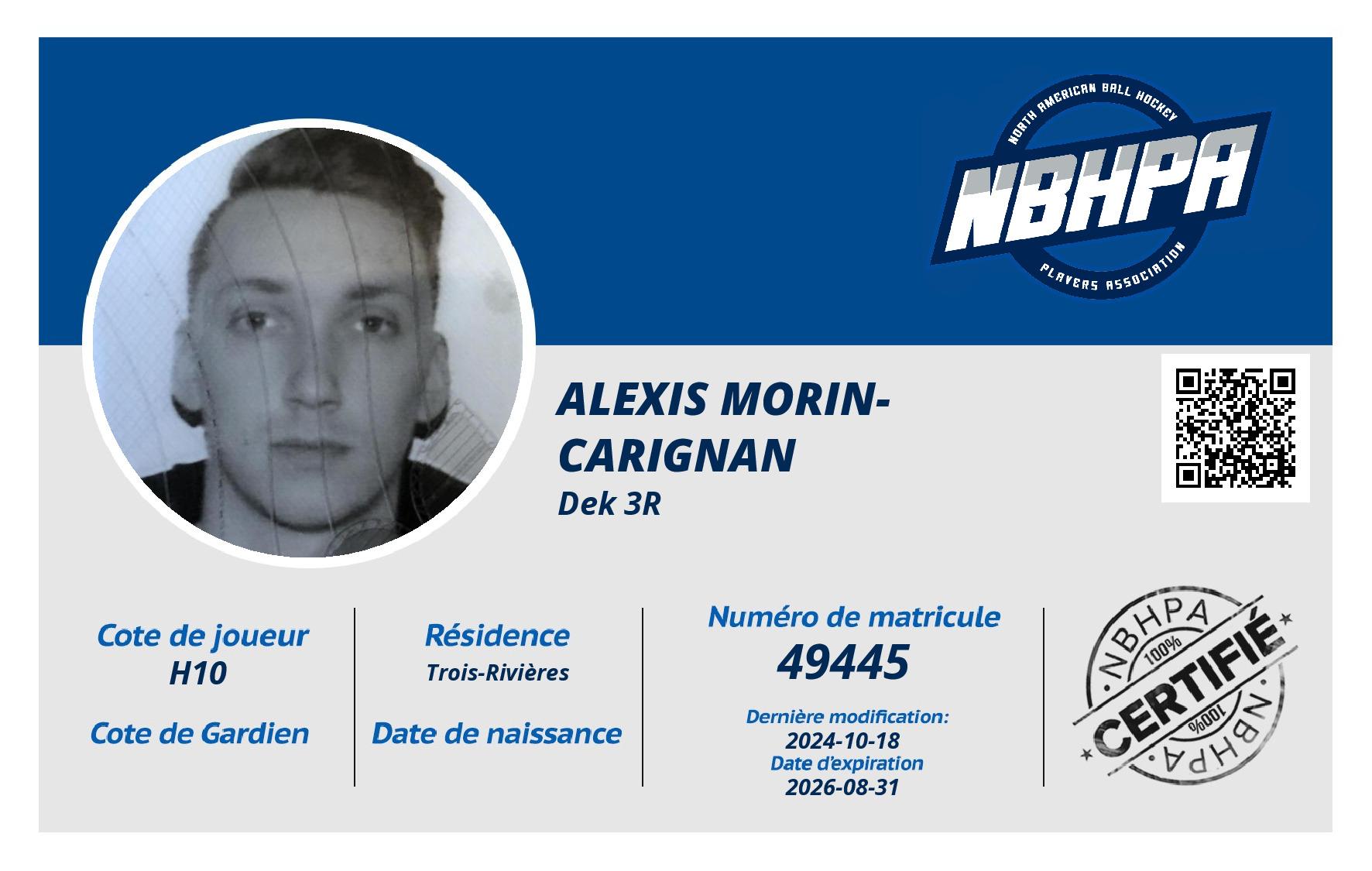 Alexis Morin-Carignan