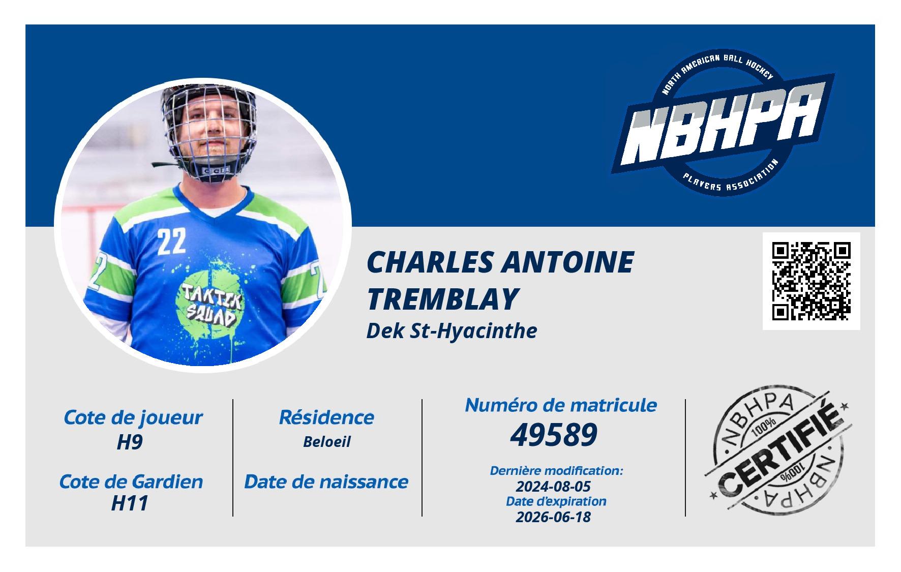 Charles Antoine Tremblay
