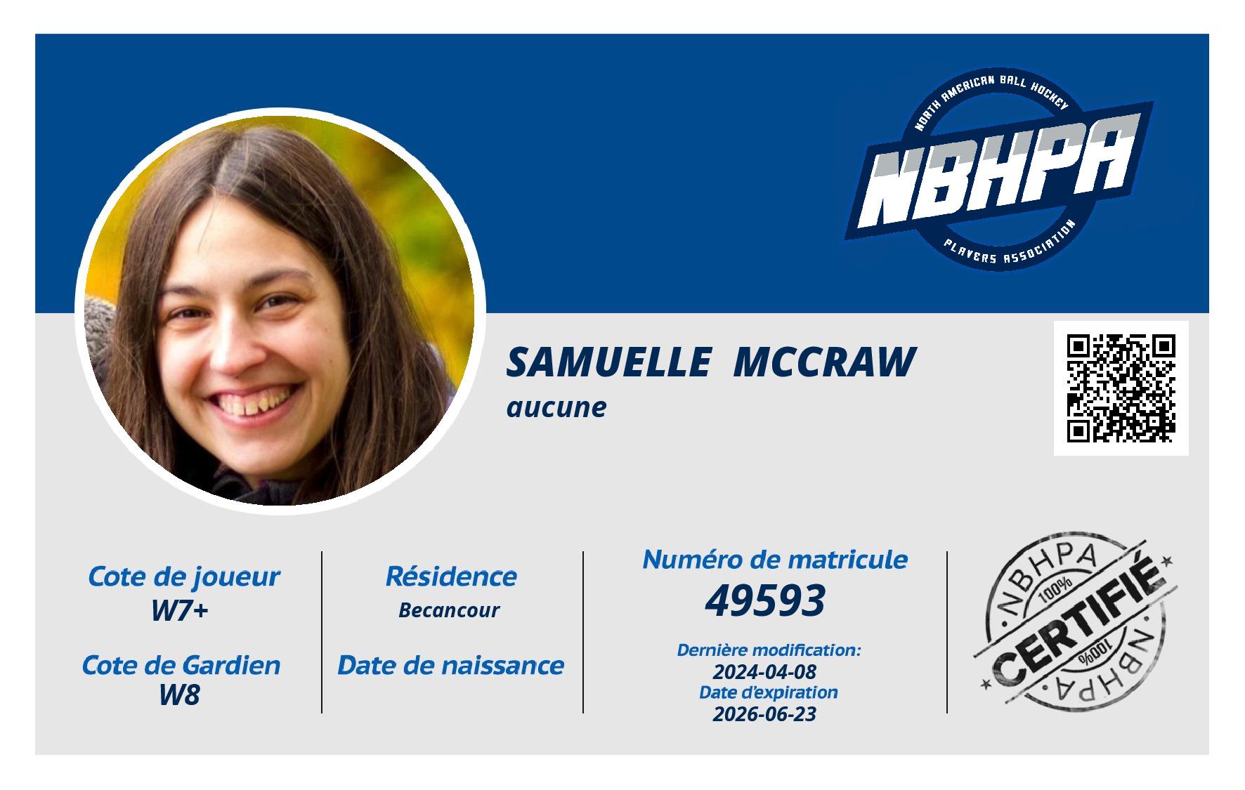 Samuelle  Mccraw