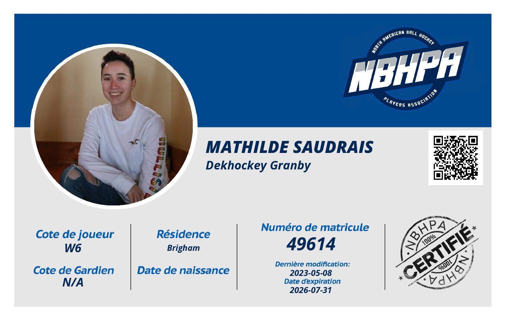 Mathilde Saudrais