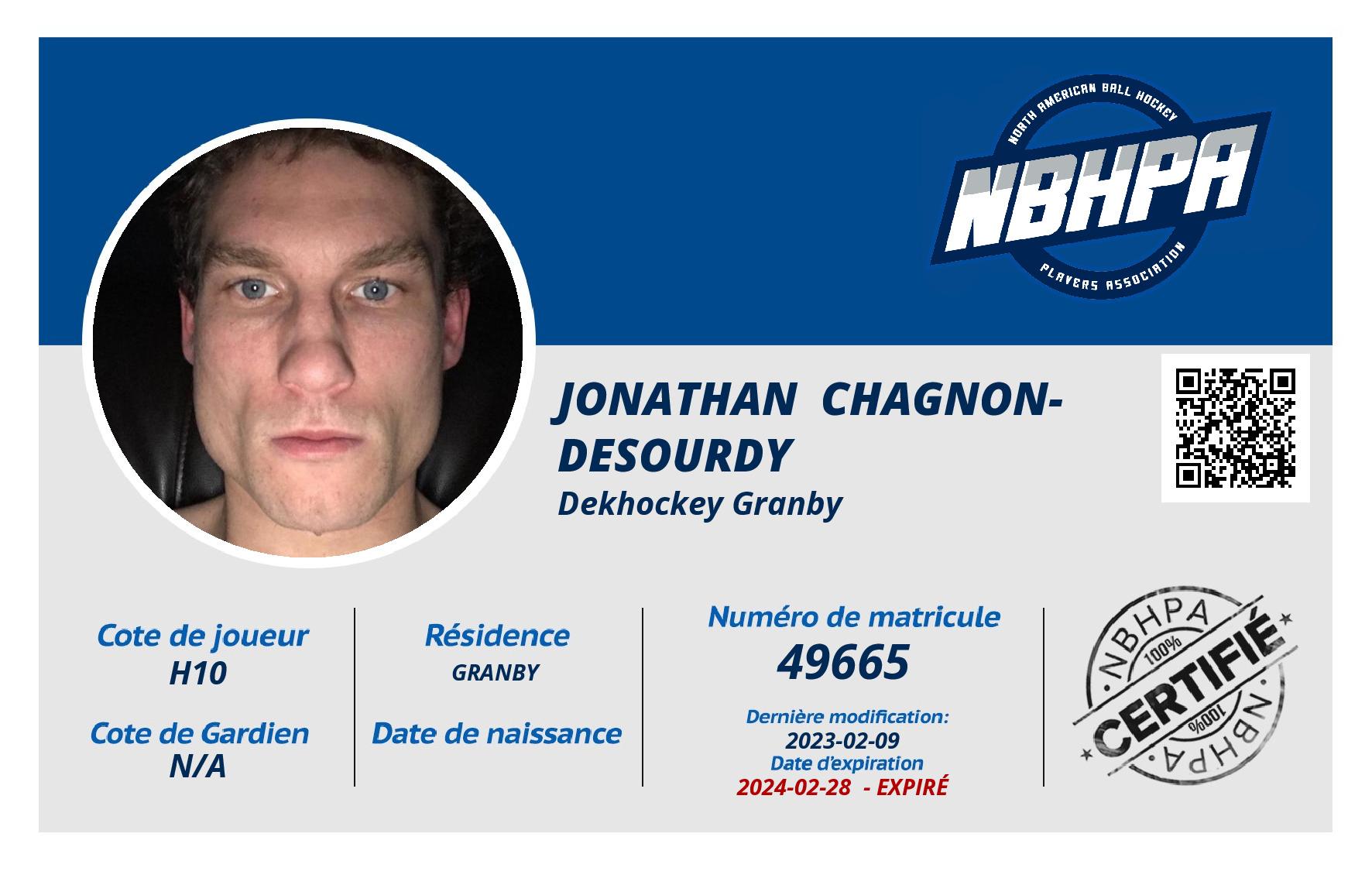 Jonathan  Chagnon-Desourdy 