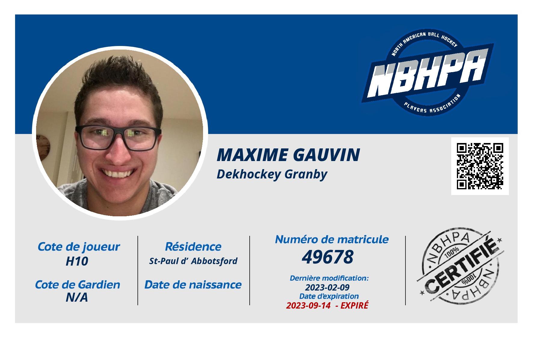 Maxime Gauvin