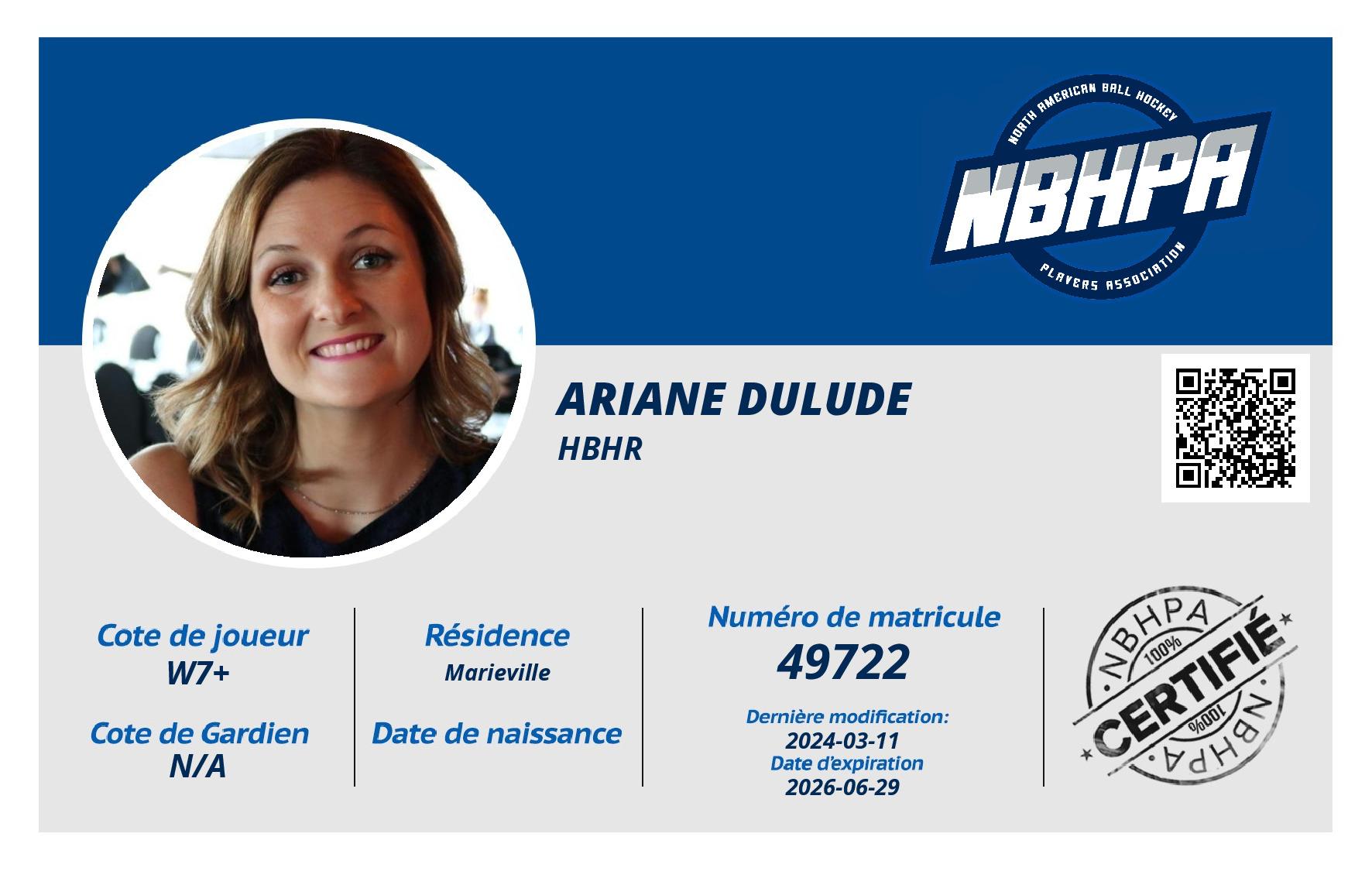 Ariane Dulude