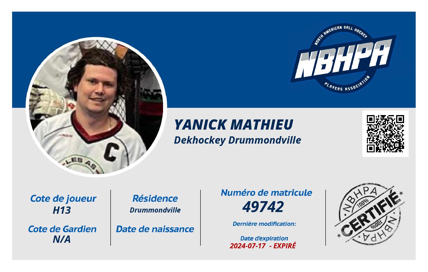 Yanick Mathieu