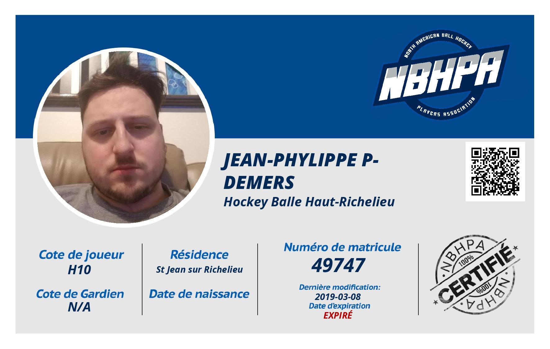 Jean-Phylippe P-Demers