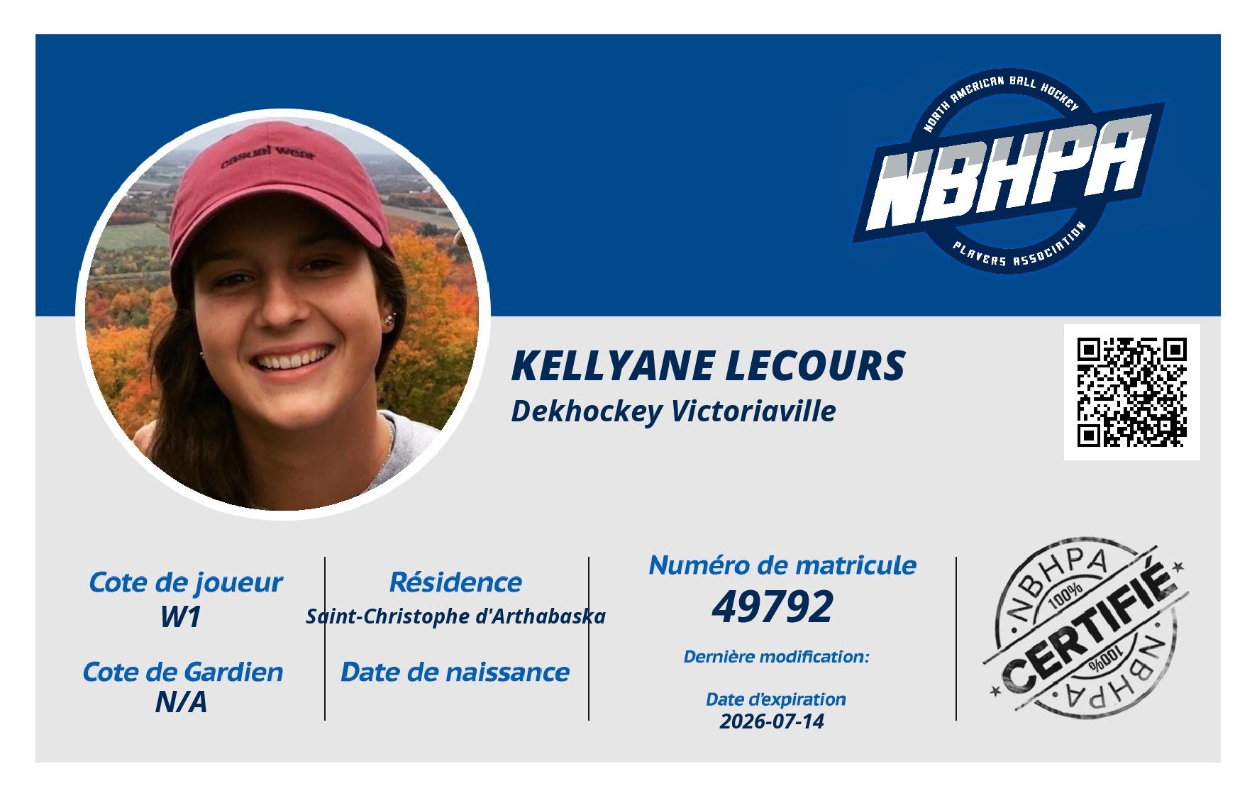 Kellyane Lecours