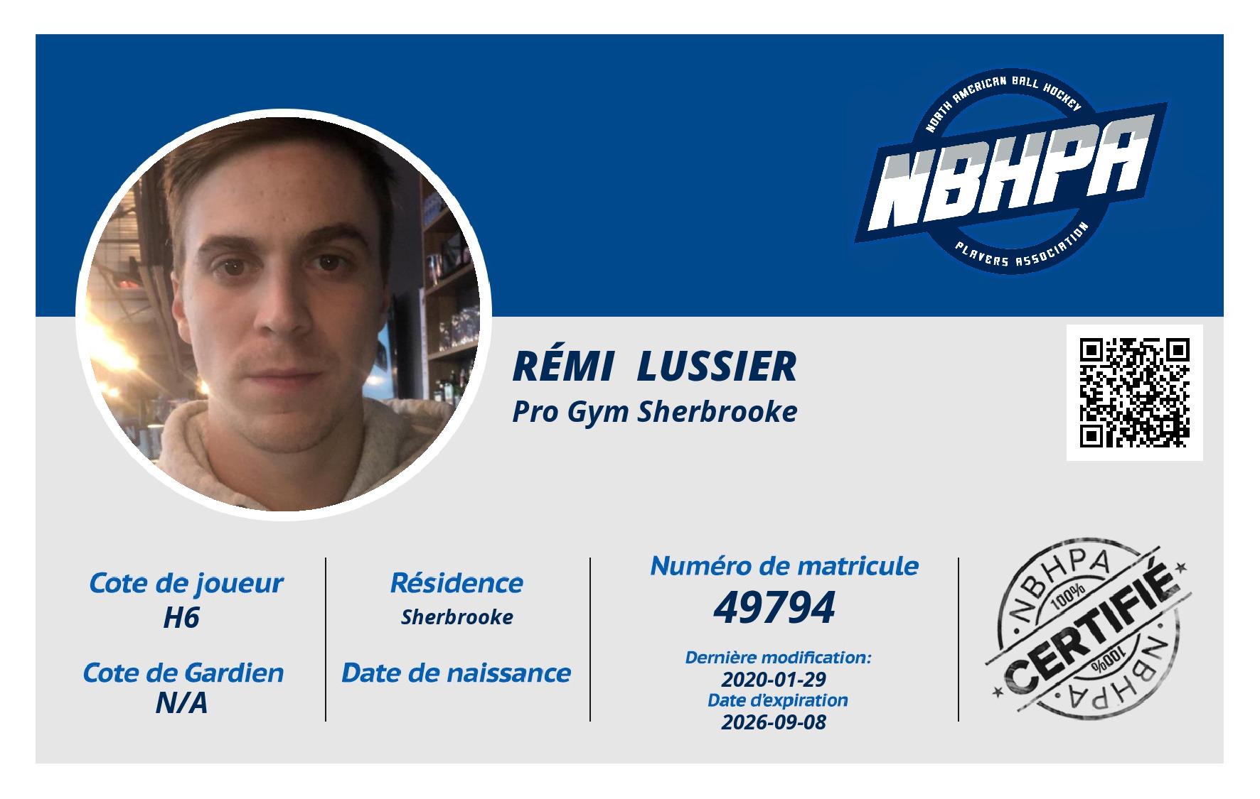 Rémi  Lussier