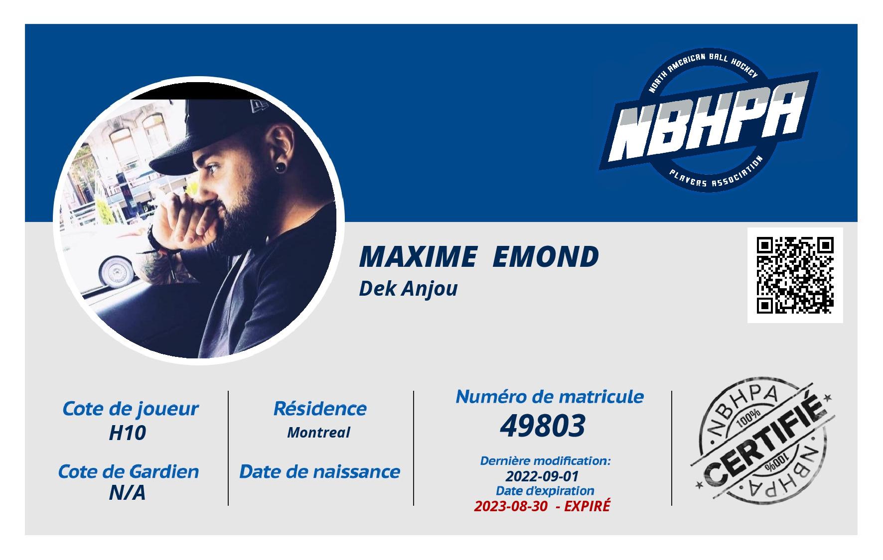 Maxime  Emond 