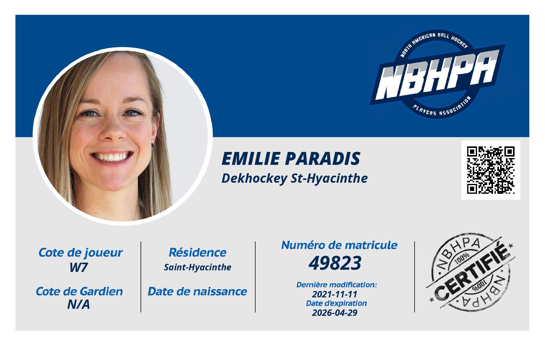 Emilie Paradis