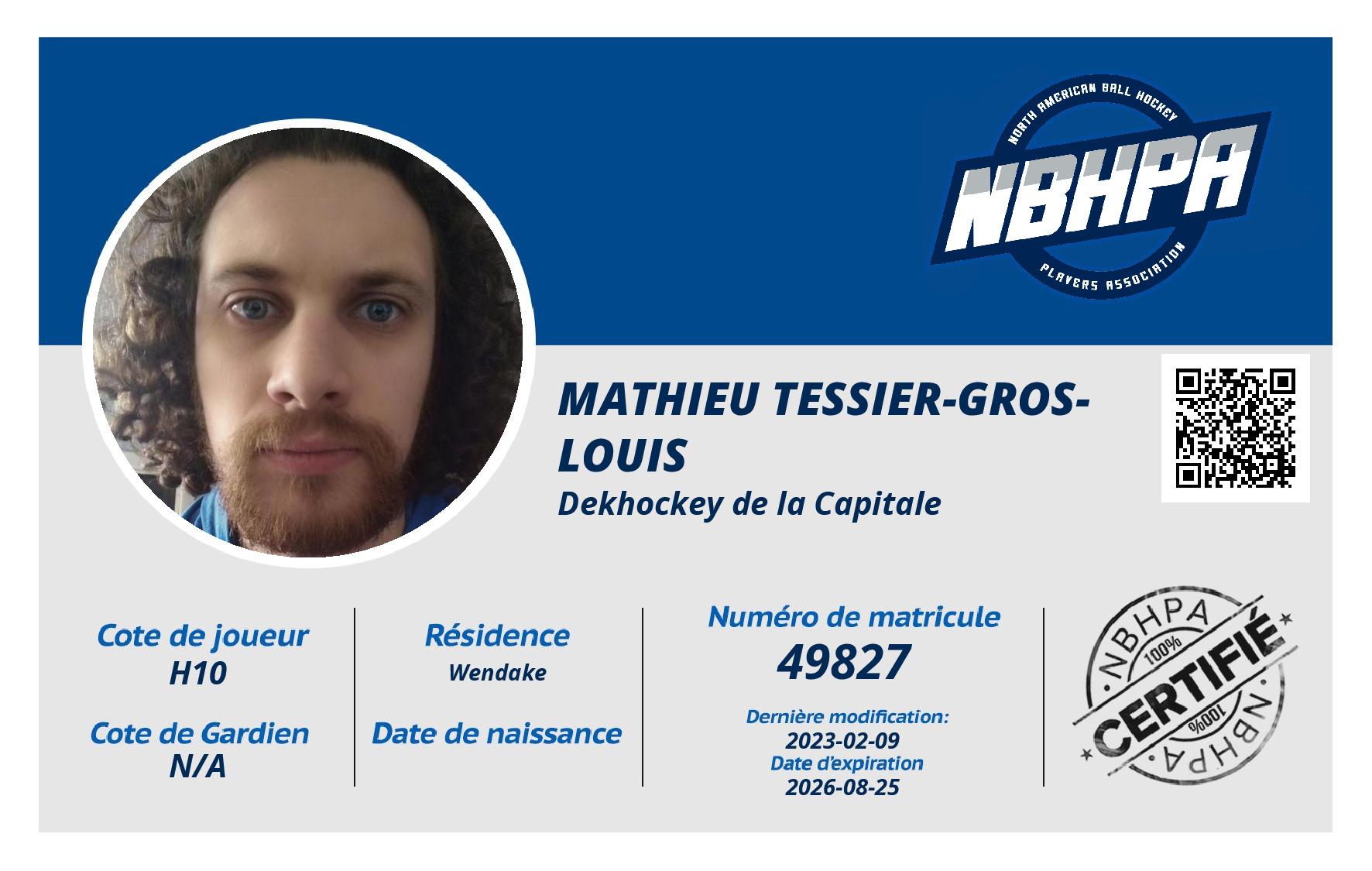 Mathieu Tessier-Gros-Louis