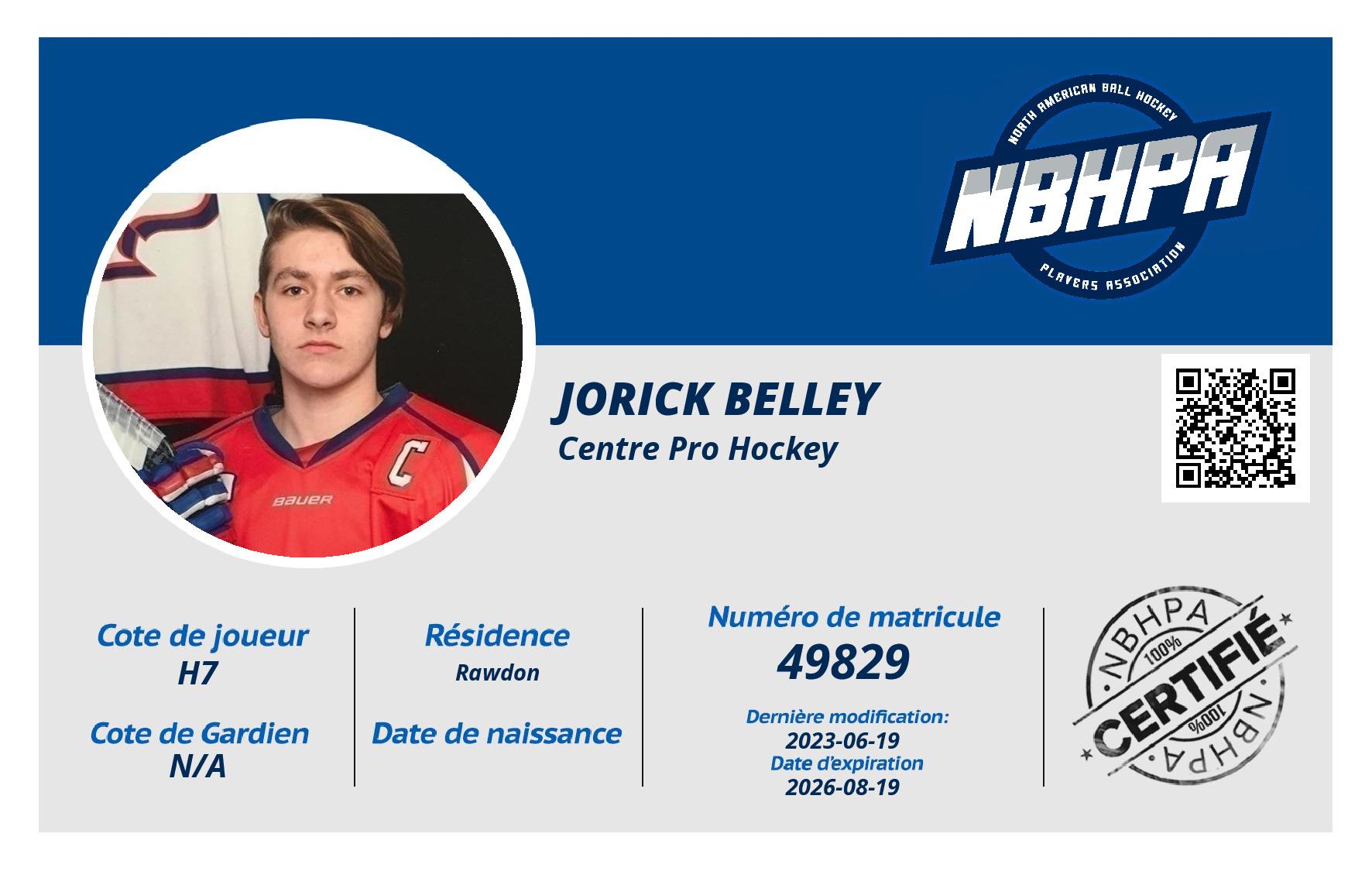 Jorick Belley