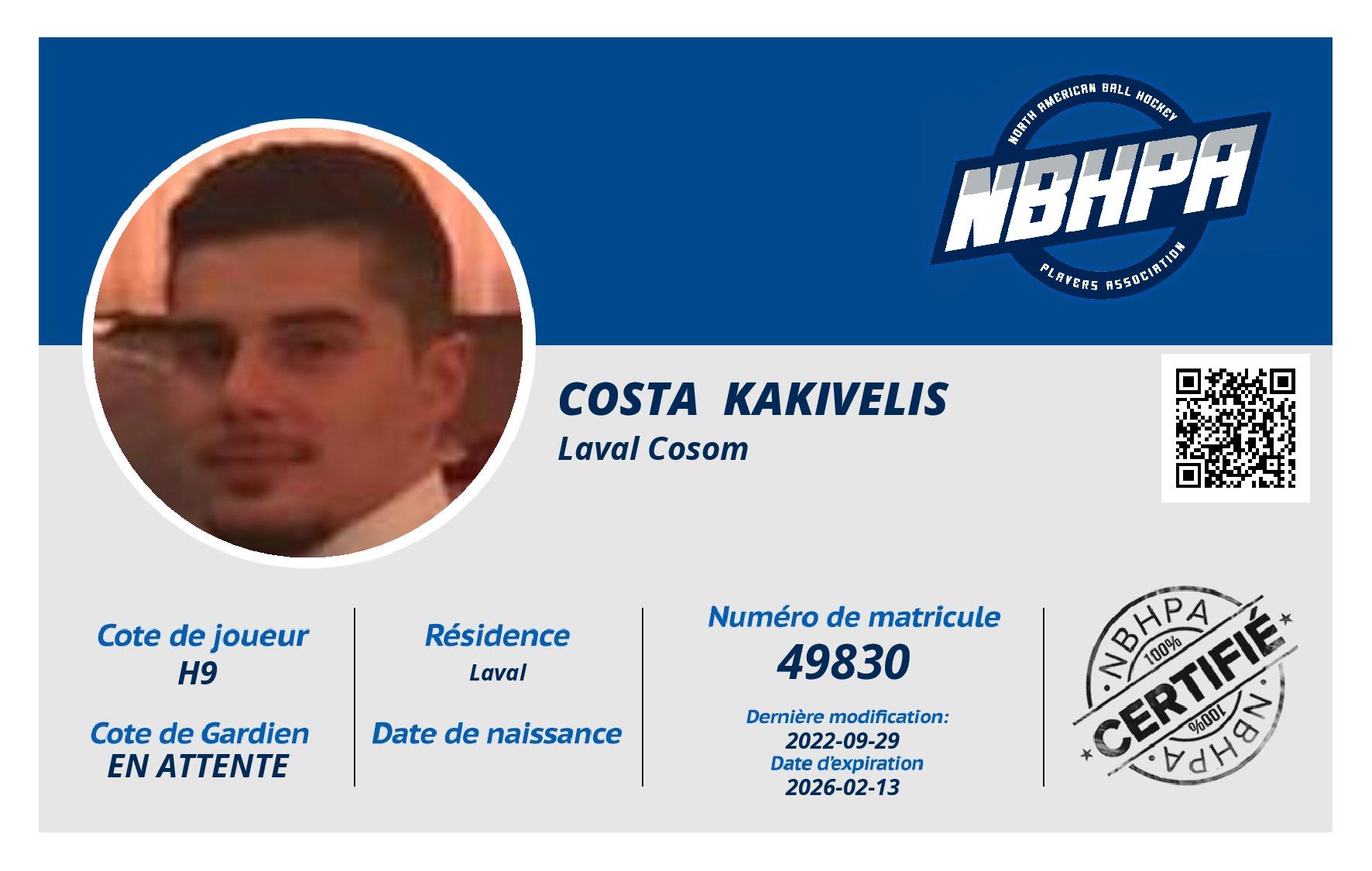 Costa  Kakivelis
