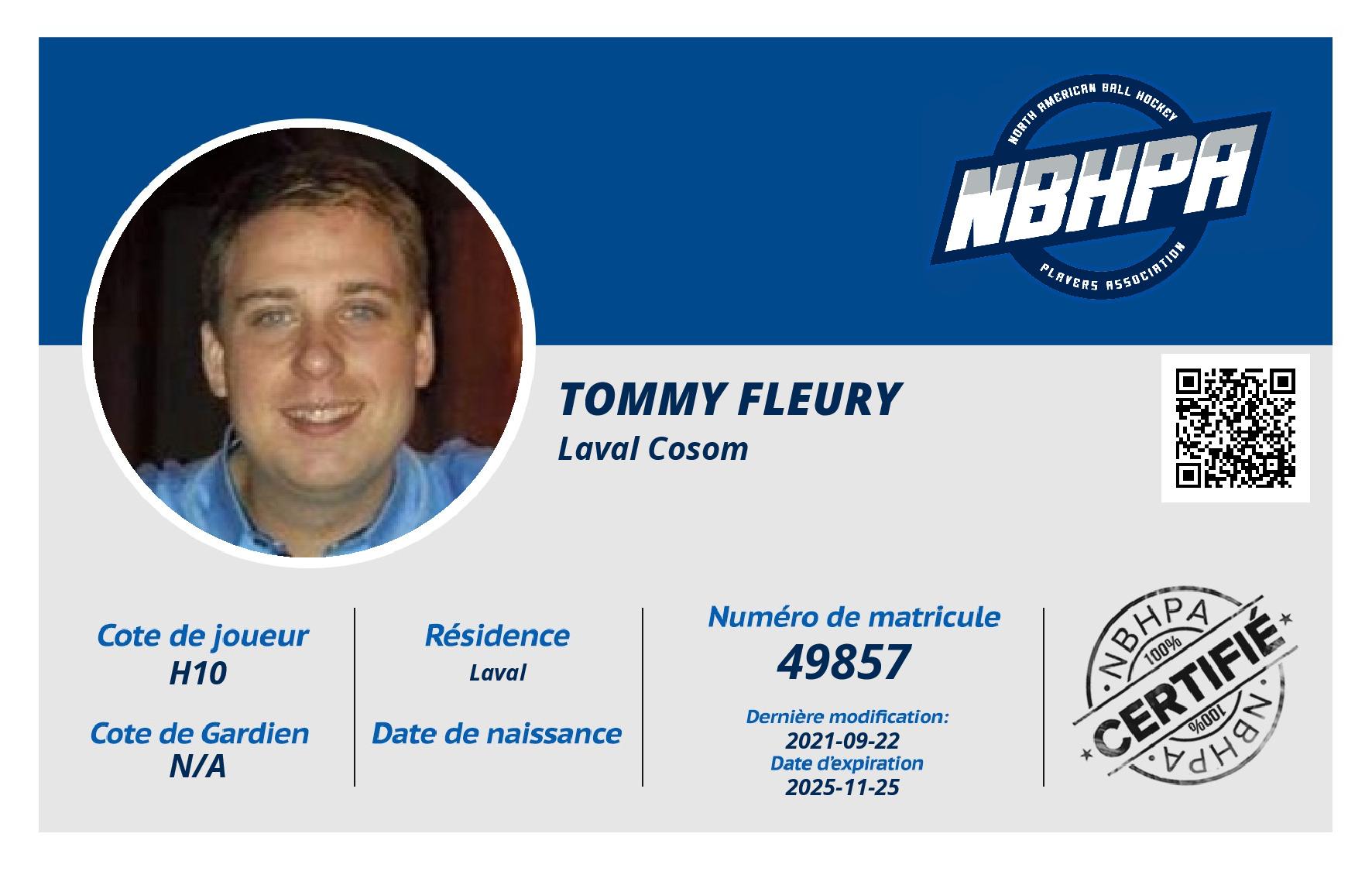 Tommy Fleury