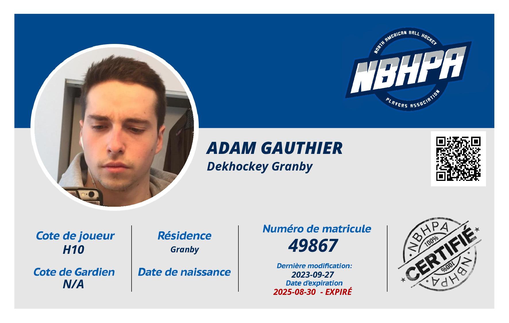 Adam Gauthier