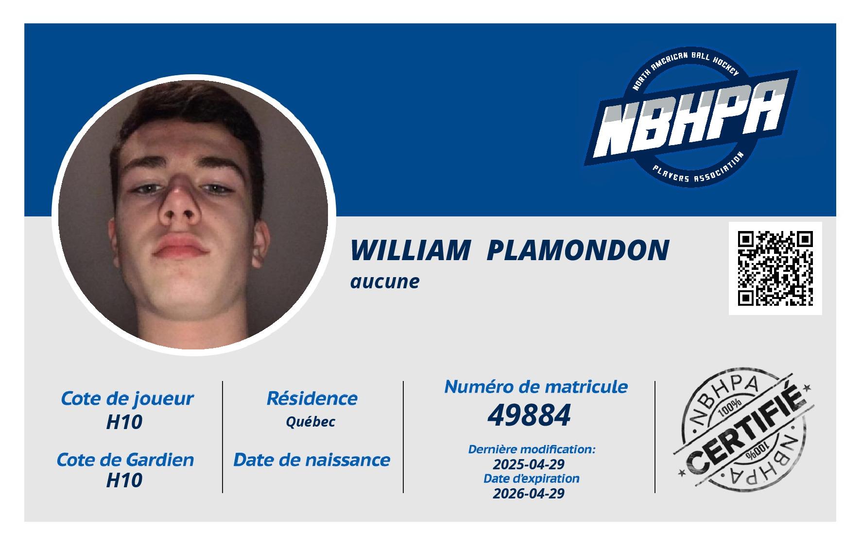 William  Plamondon 