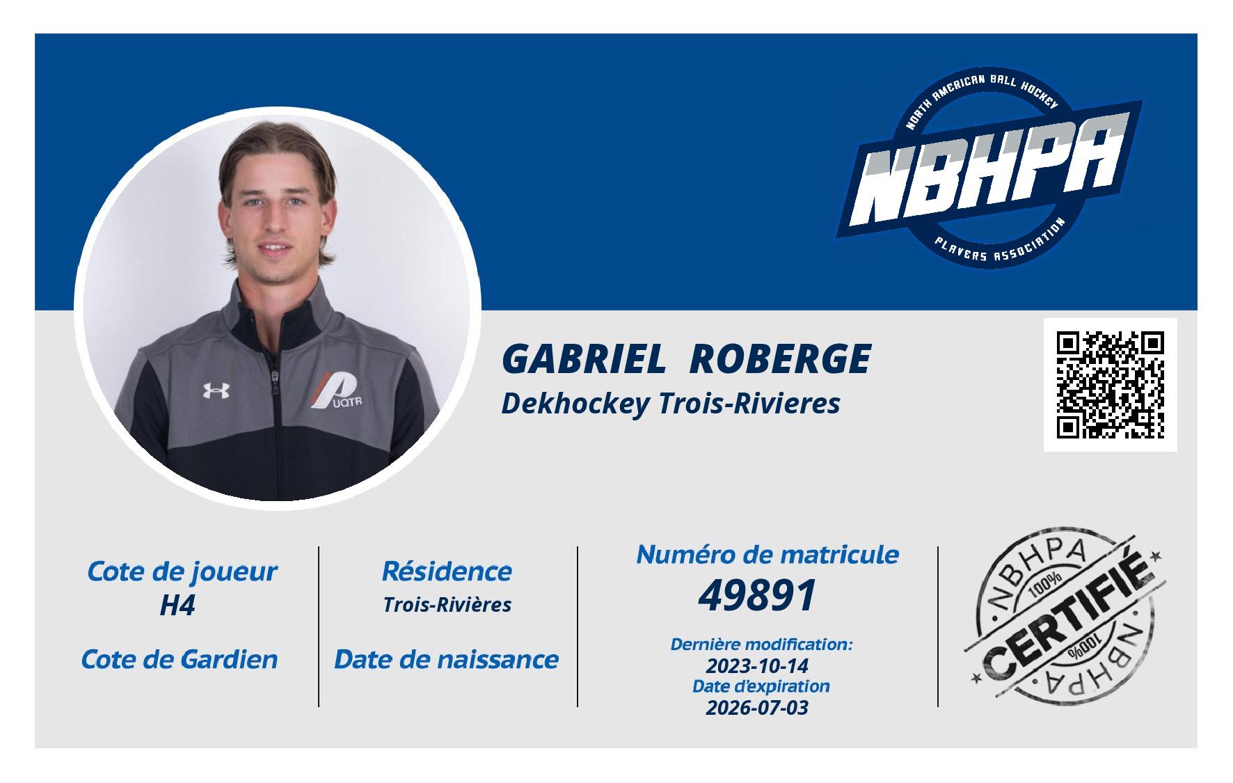 Gabriel  Roberge