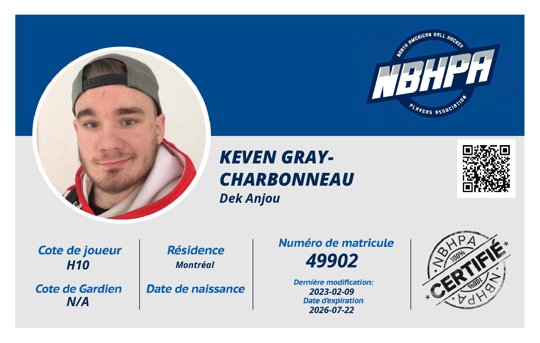 Keven Gray-Charbonneau
