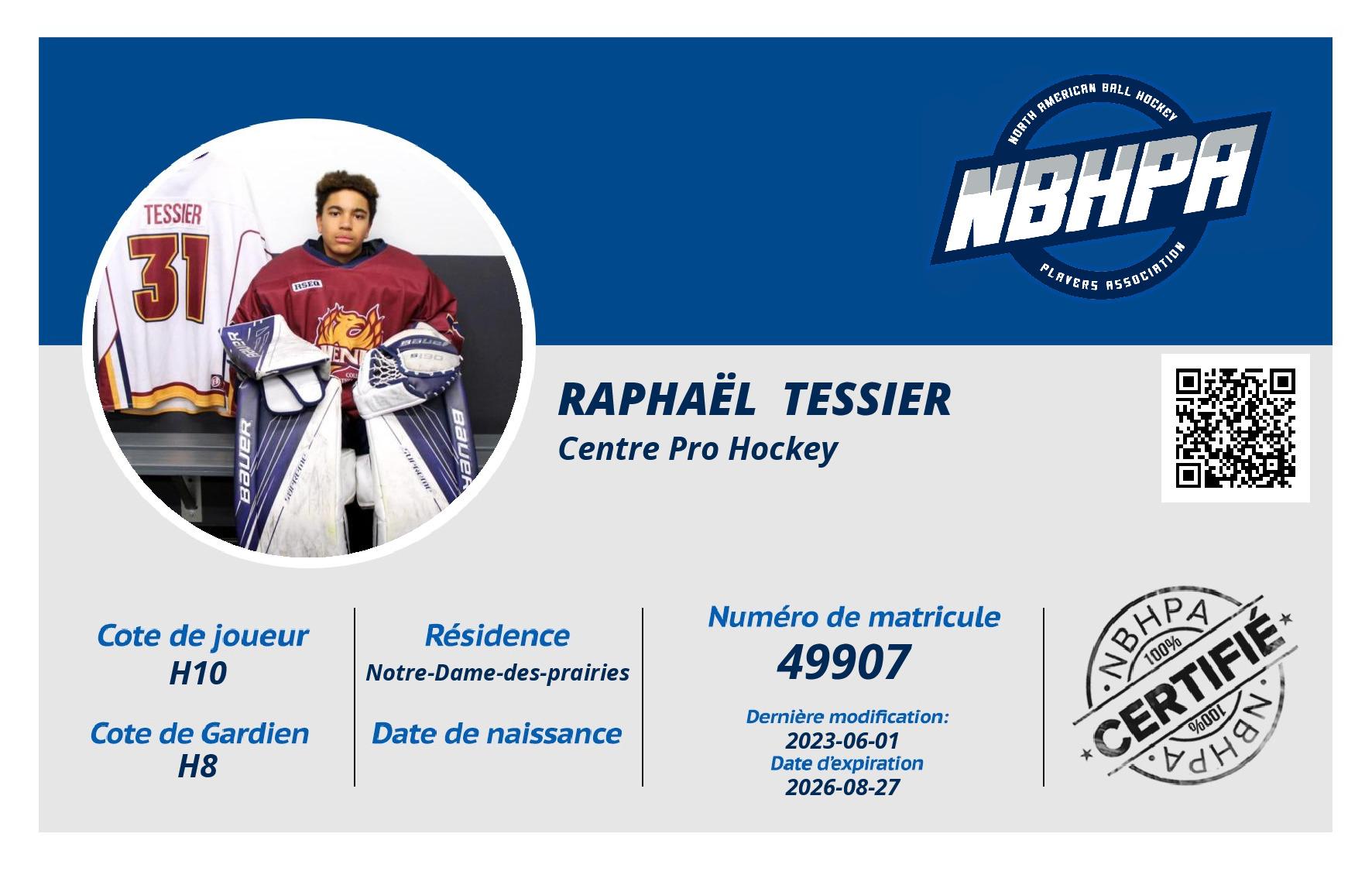 Raphaël  Tessier 