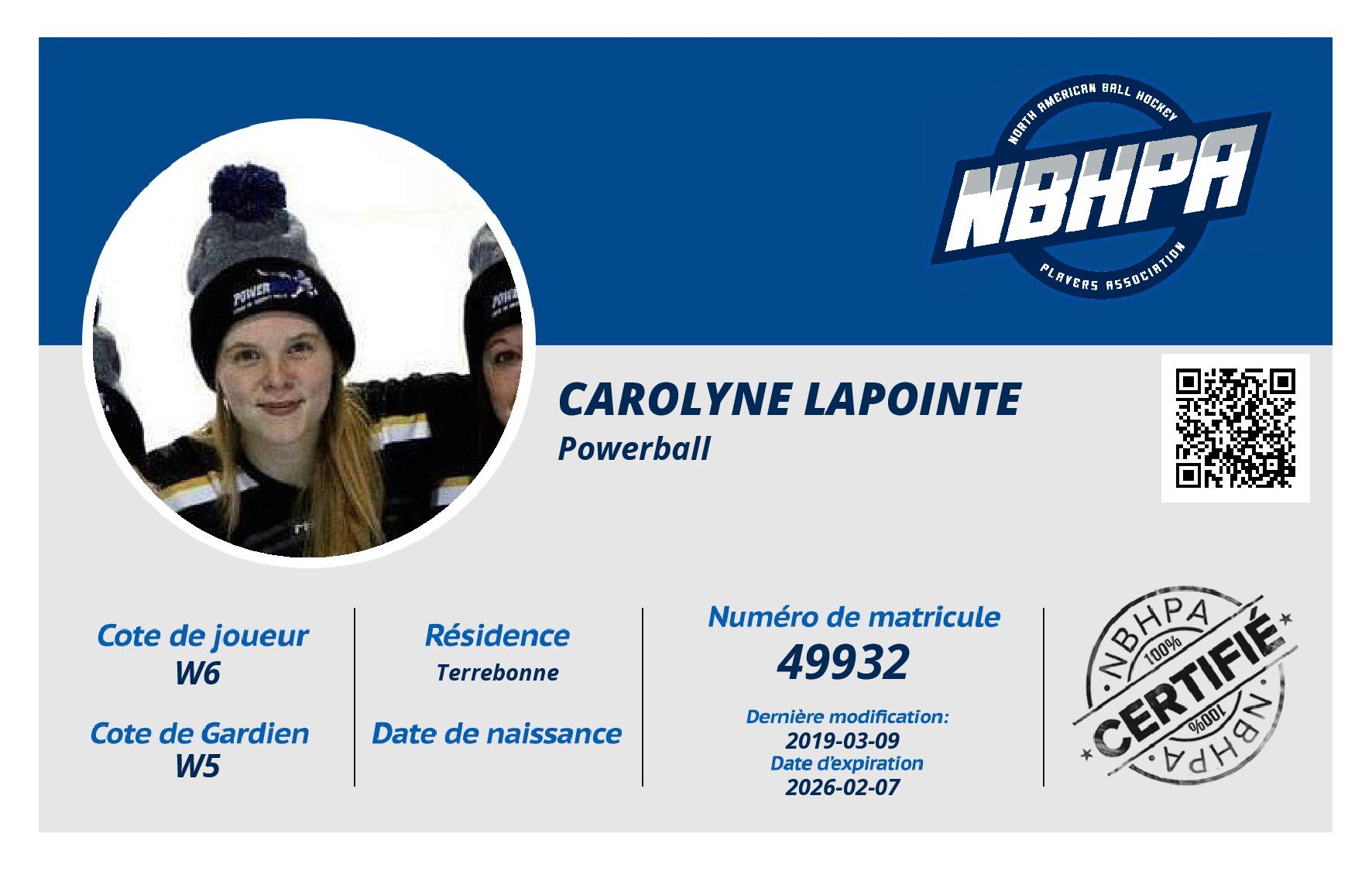 Carolyne Lapointe