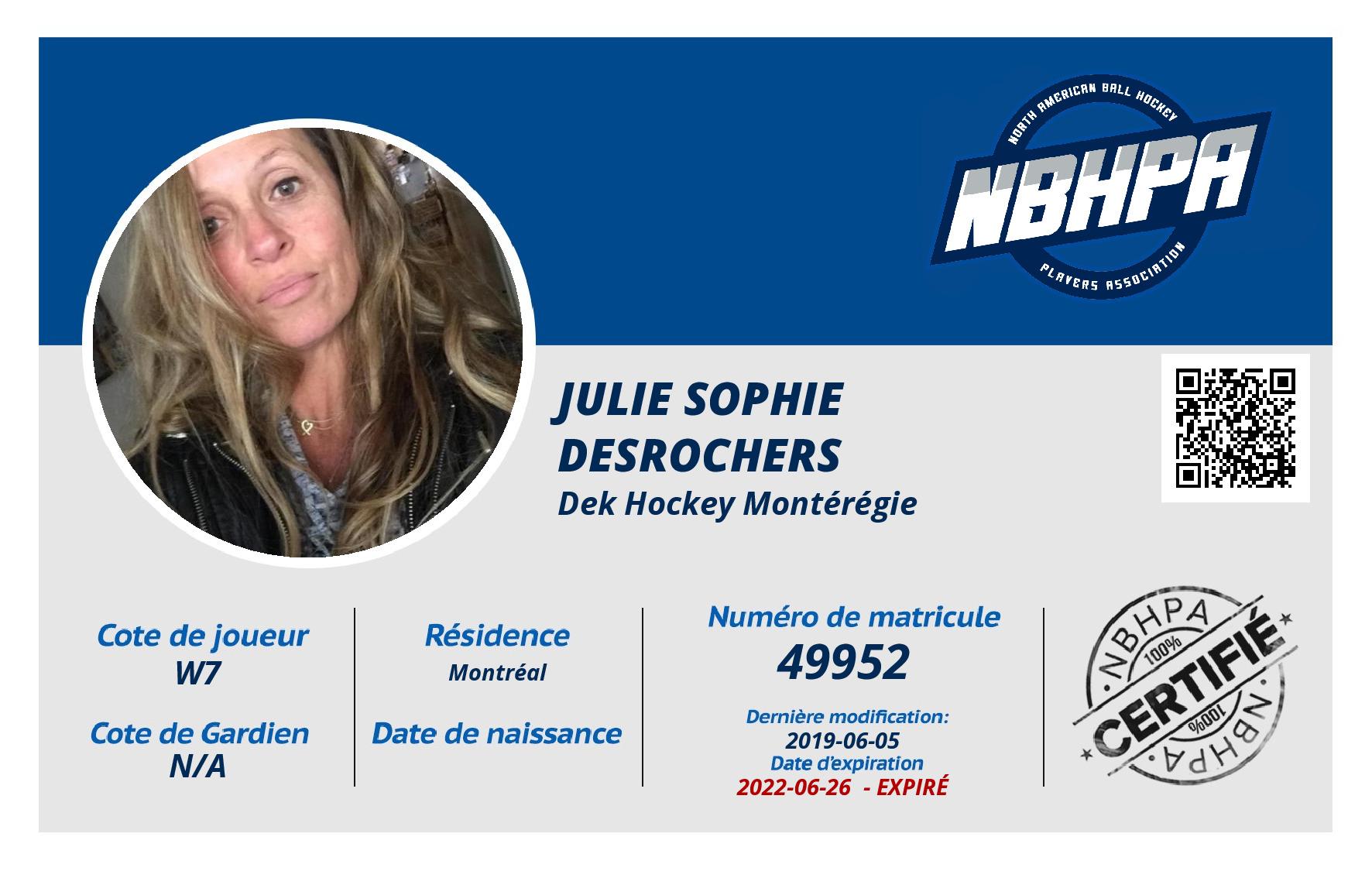 Julie Sophie Desrochers