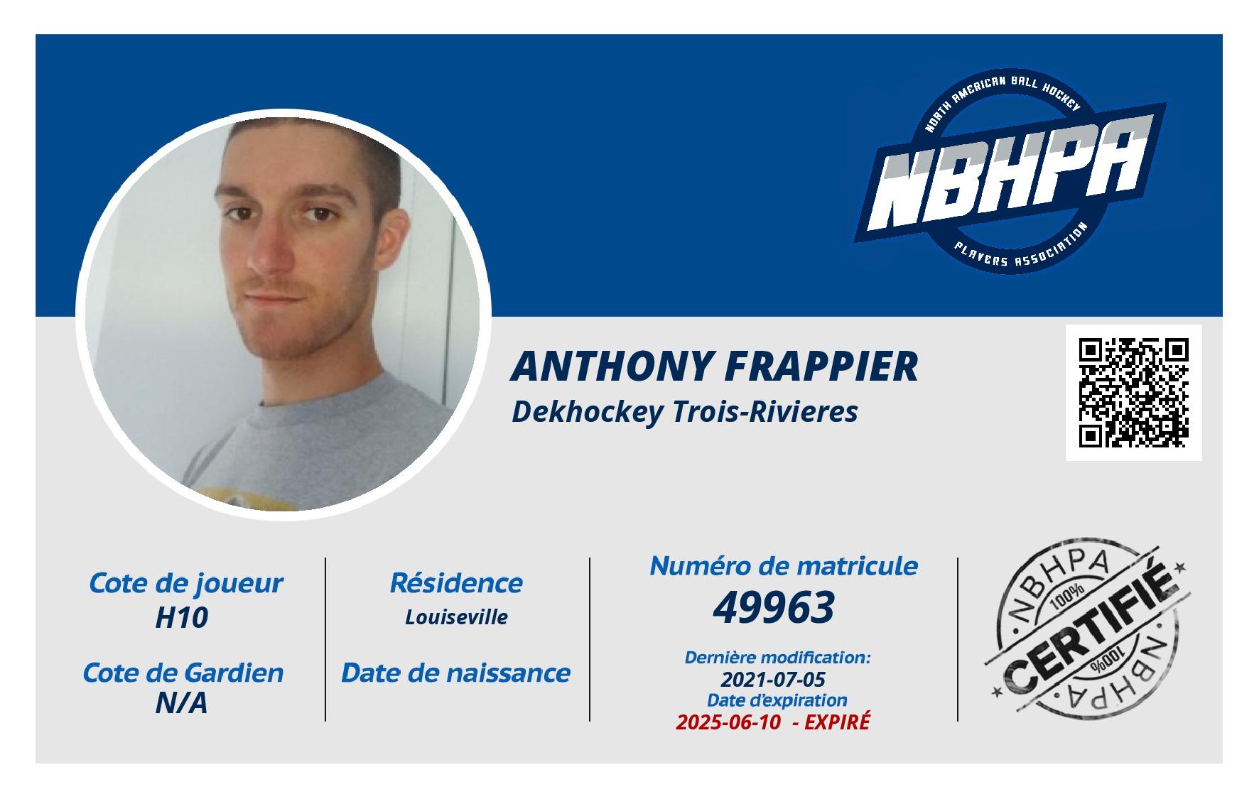 Anthony Frappier