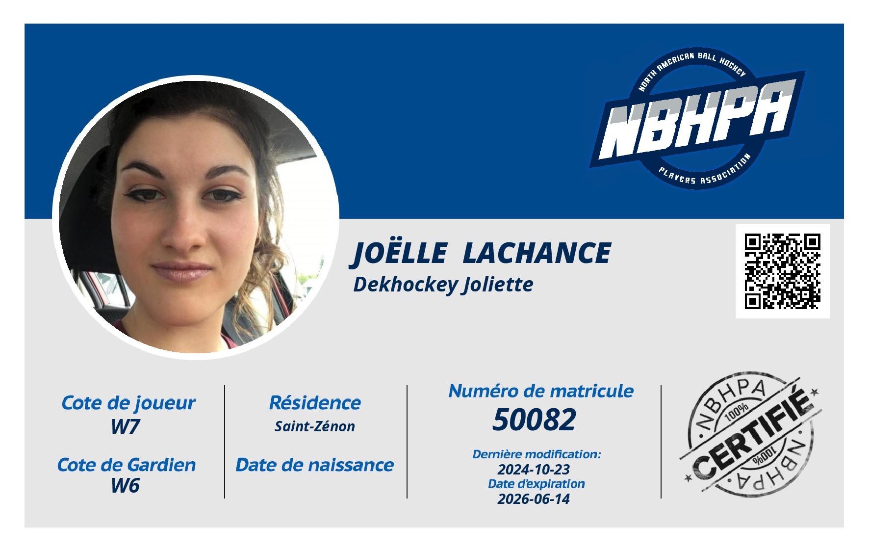 Joëlle  Lachance 