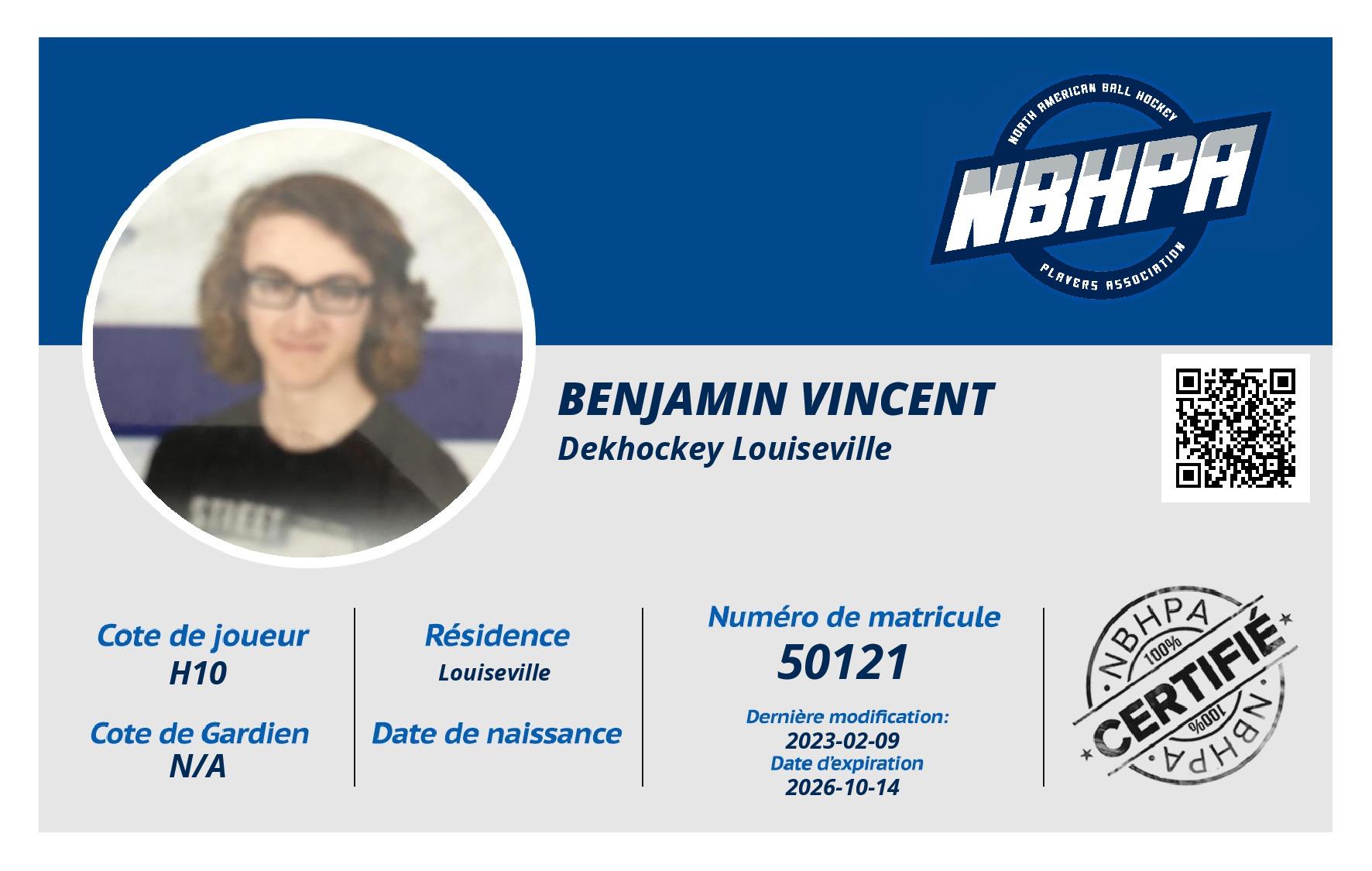 Benjamin Vincent