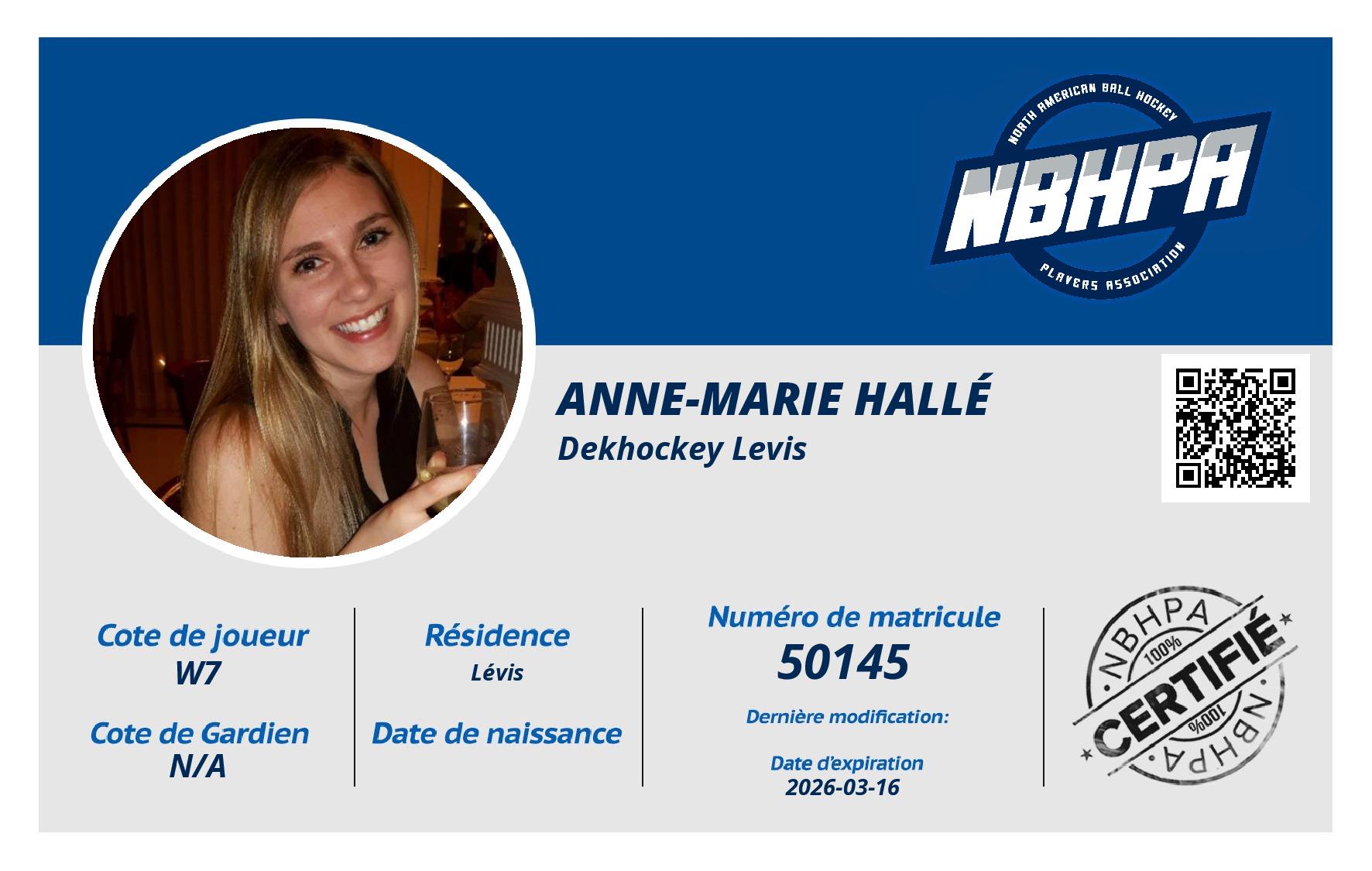 Anne-Marie Hallé