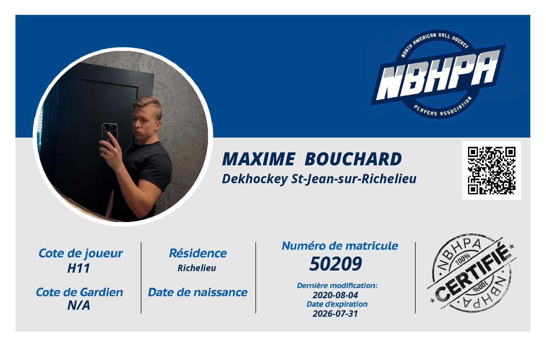 Maxime  Bouchard