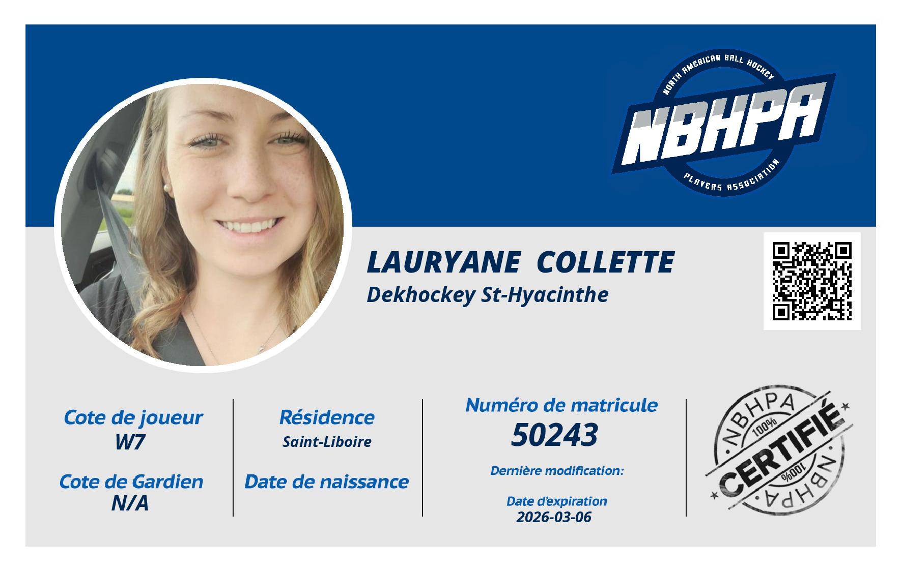 Lauryane  Collette 