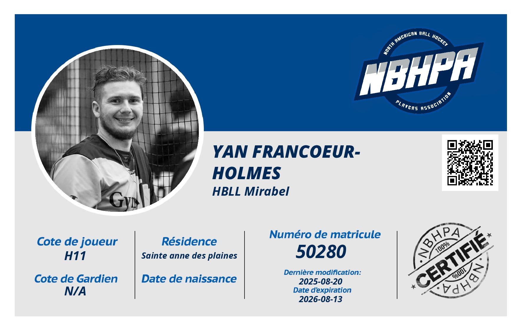 Yan Francoeur-Holmes