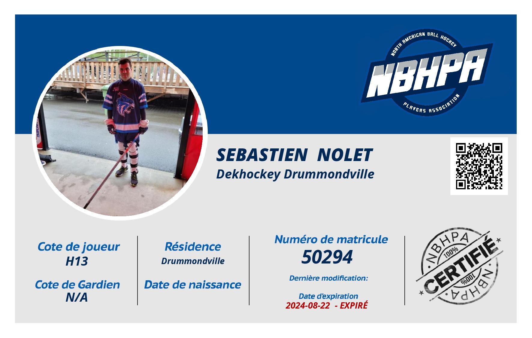 Sebastien  Nolet