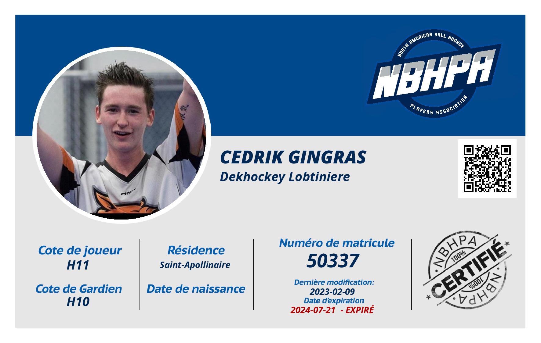 Cedrik Gingras