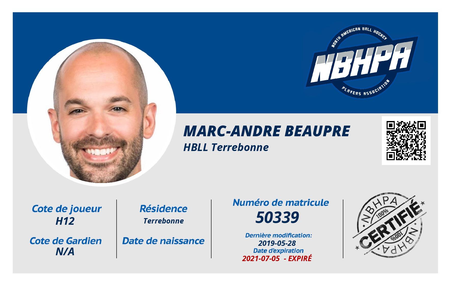 Marc-andre Beaupre